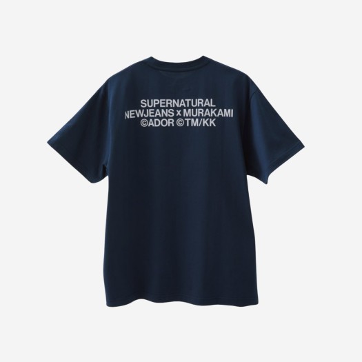 뉴진스 x 무라카미 티셔츠 네이비