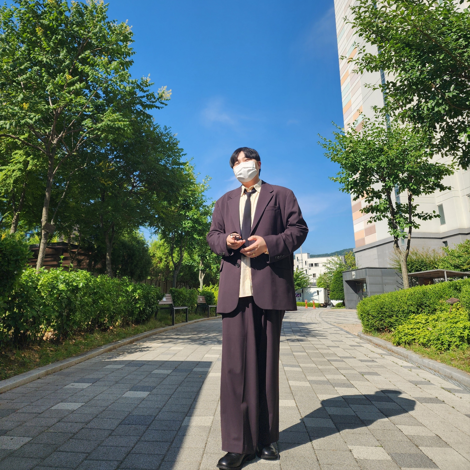 Kinchi Shower - 808 (a) Black 착용 스타일 - 3
