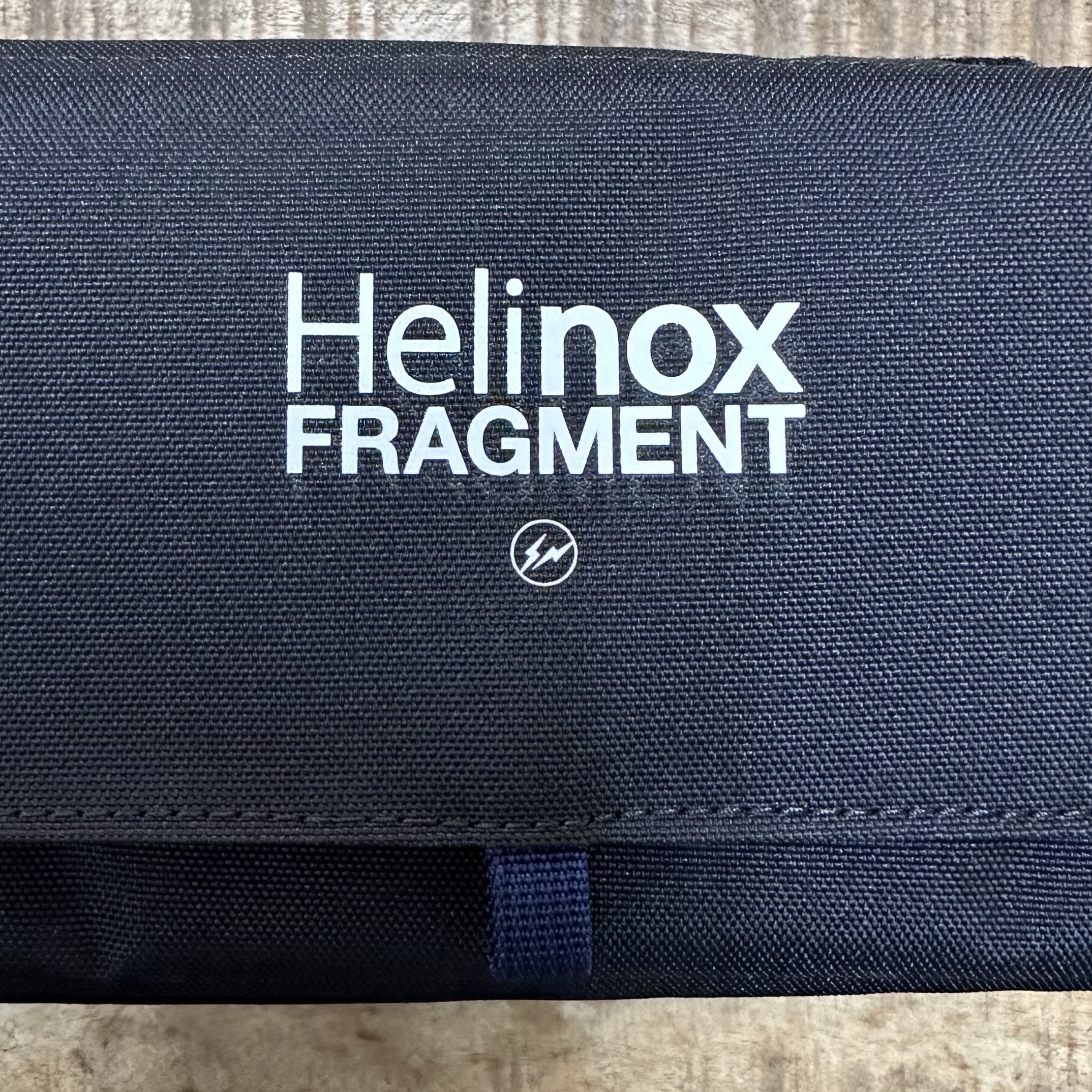 Helinox x Fragment Design Tactical Table Side Storage S Black 착용 스타일