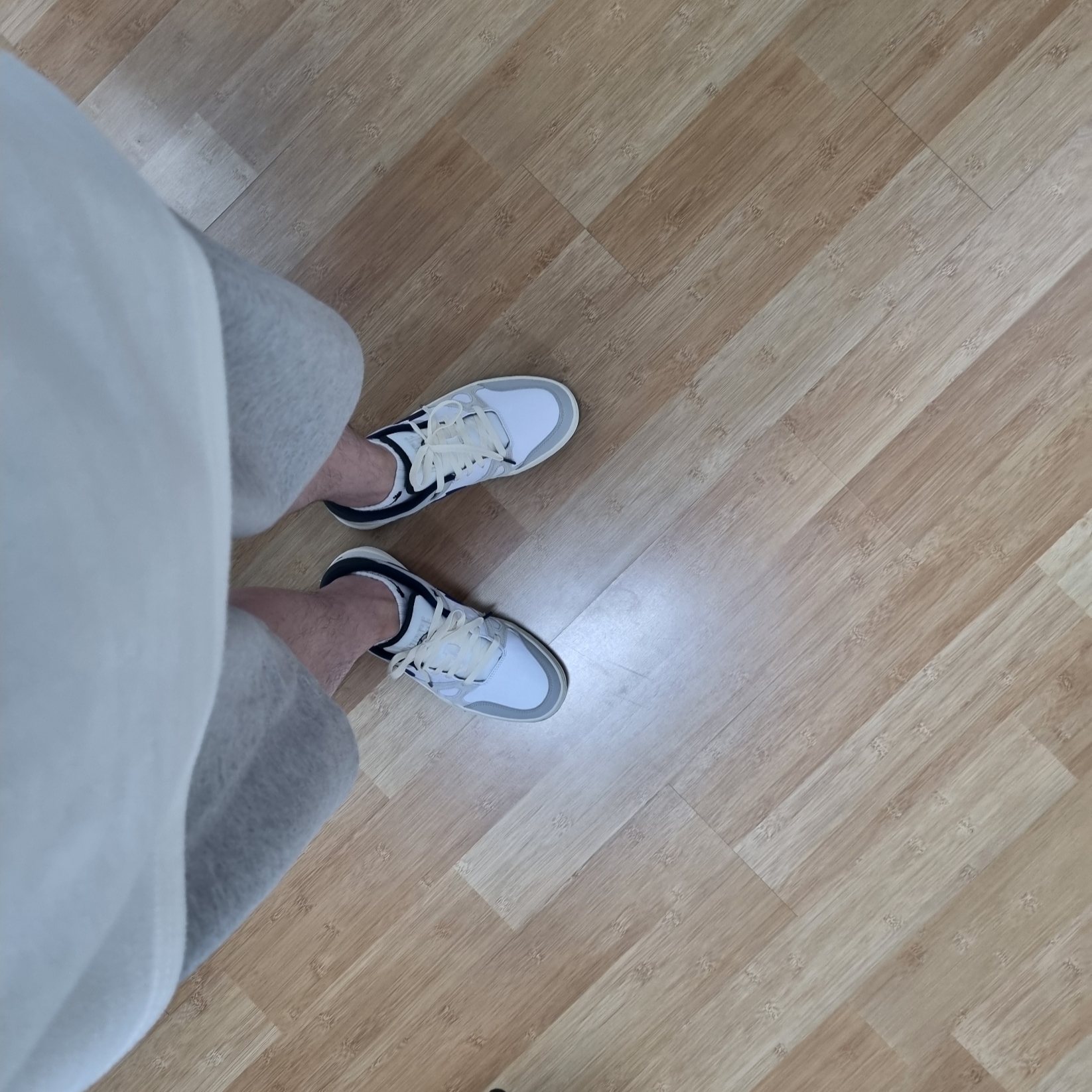 Nike Full Force Low White Light Iron Ore 착용 스타일 - 1