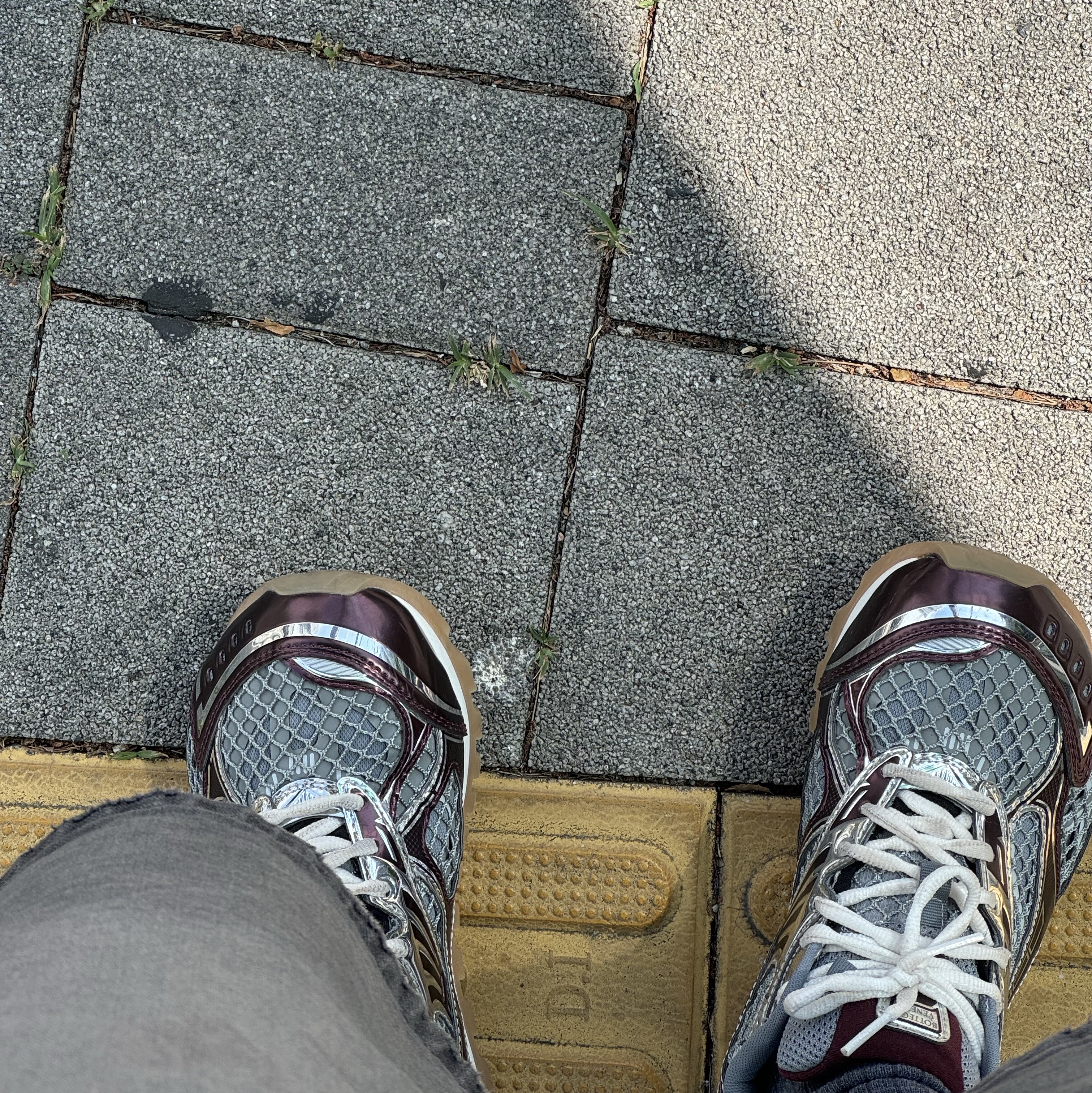 (W) Bottega Veneta Orbit Sneaker Merlot Vapor 착용 스타일
