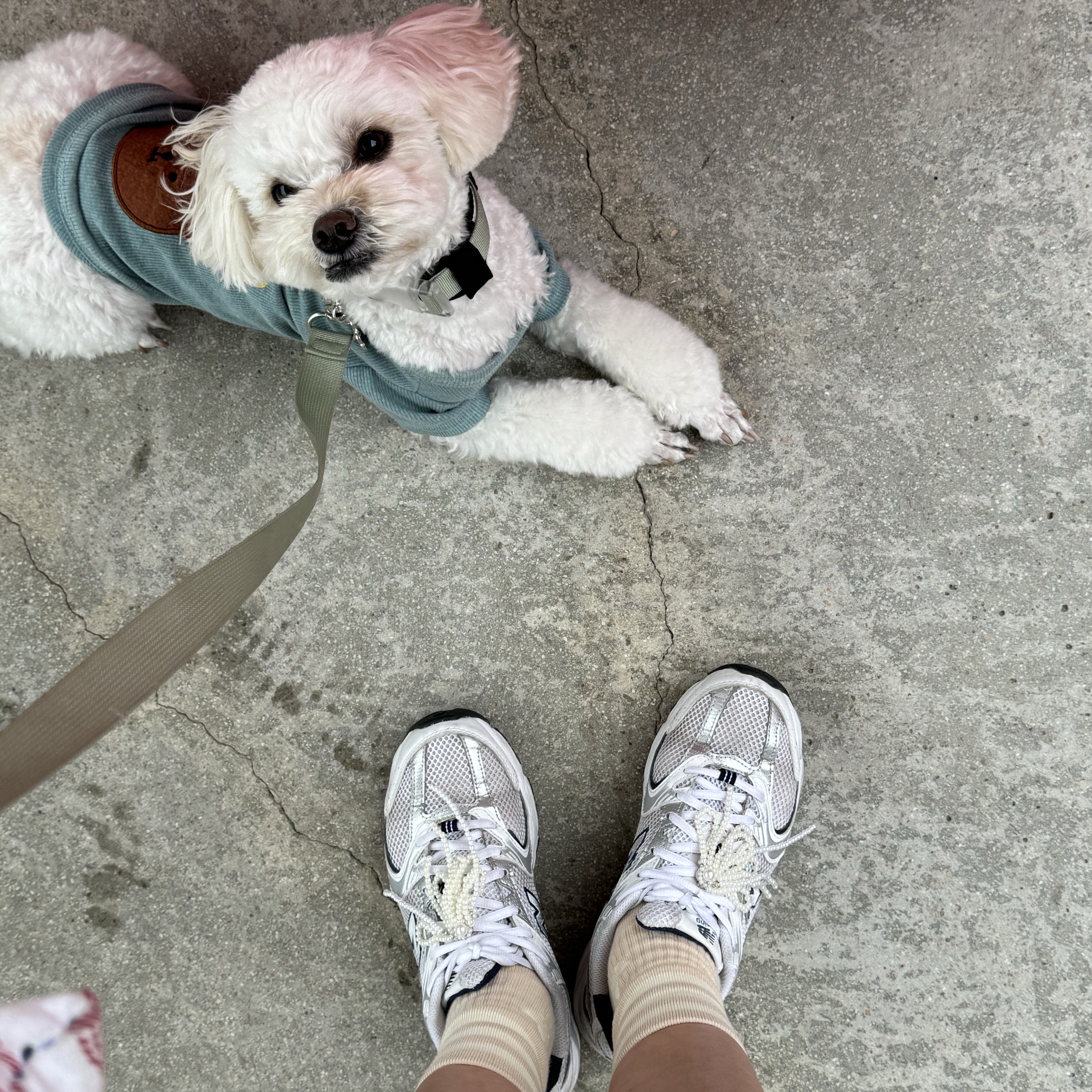 New Balance 530 White 착용 스타일