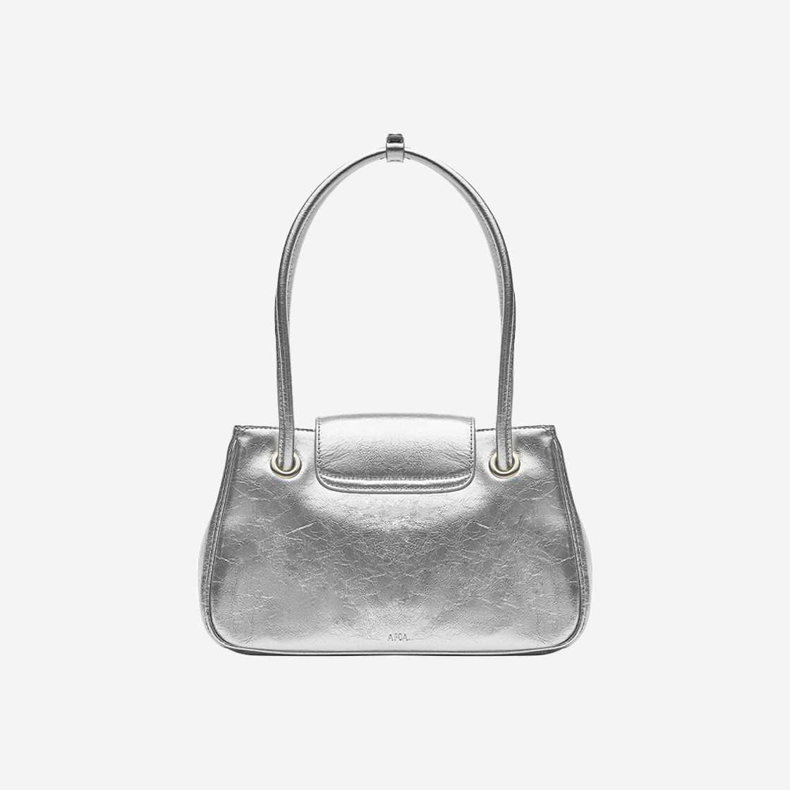 아포아 파오 롱 핸들 백 실버(APOA Pao Long Handle Bag Silver Crinkle) - 3
