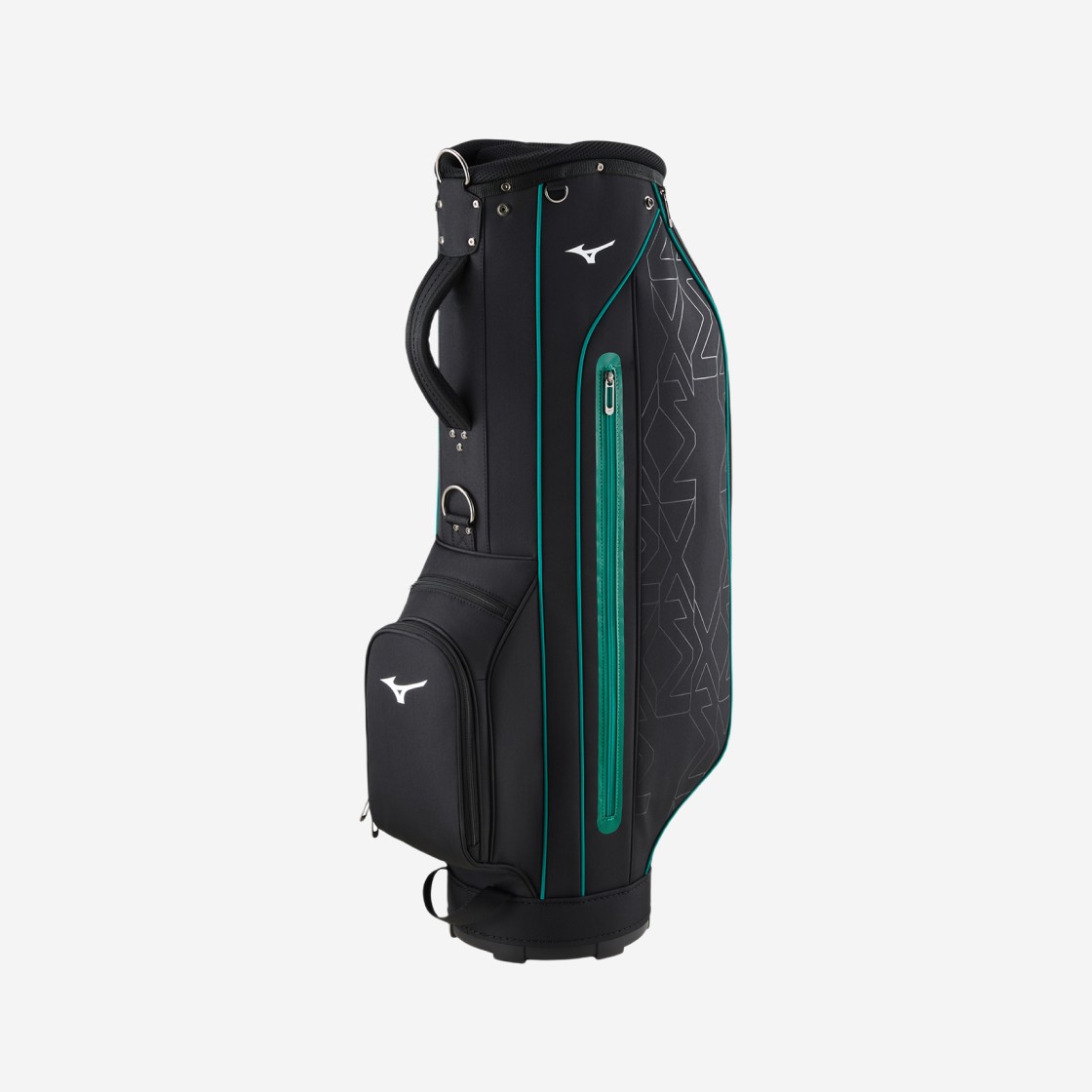 Mizuno MX 006 Caddie Bag Black Green 상세 이미지 1