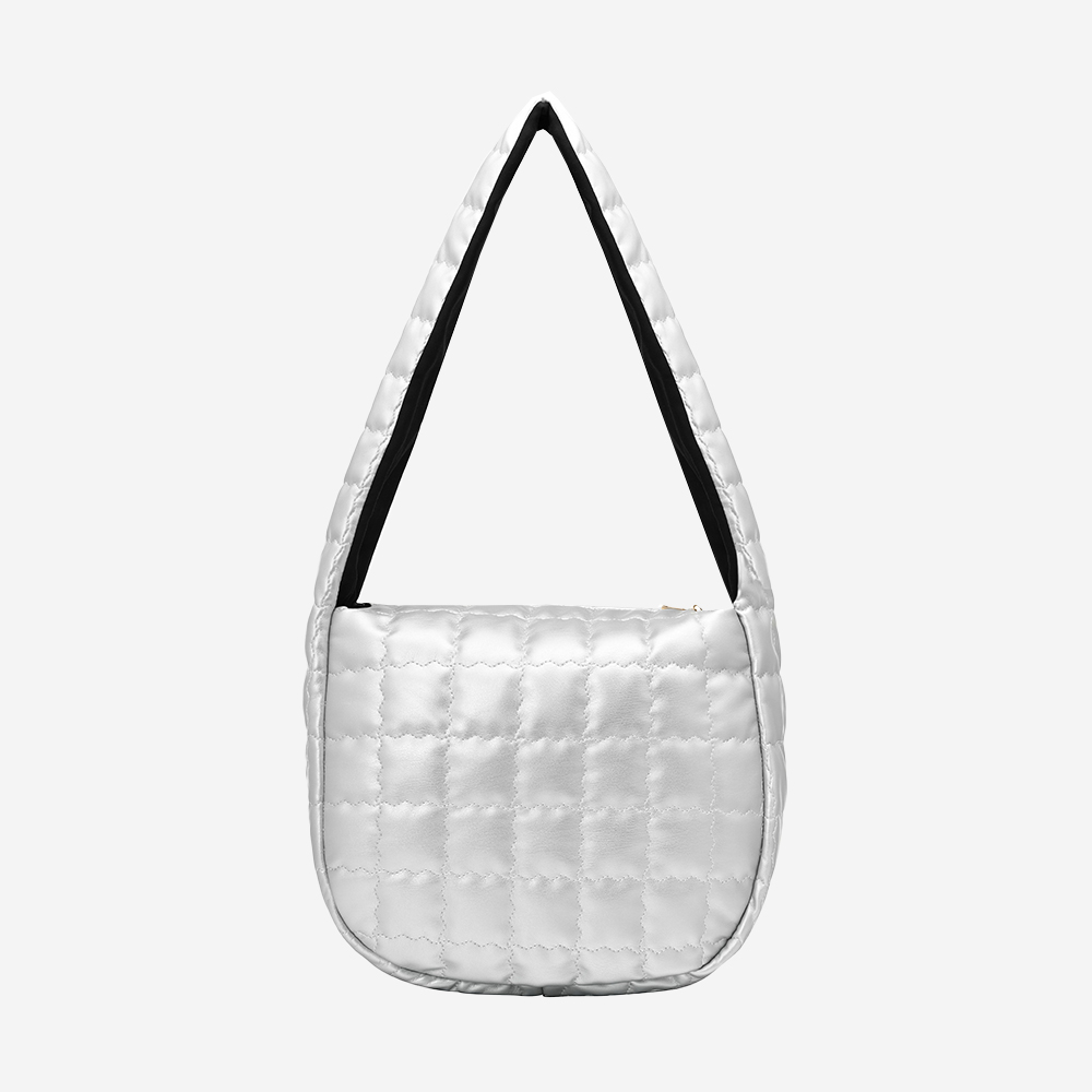 아노에틱 Anc 퀼팅 빅 백 실버(Anoetic Anc Quilting Big Bag Silver) - 3