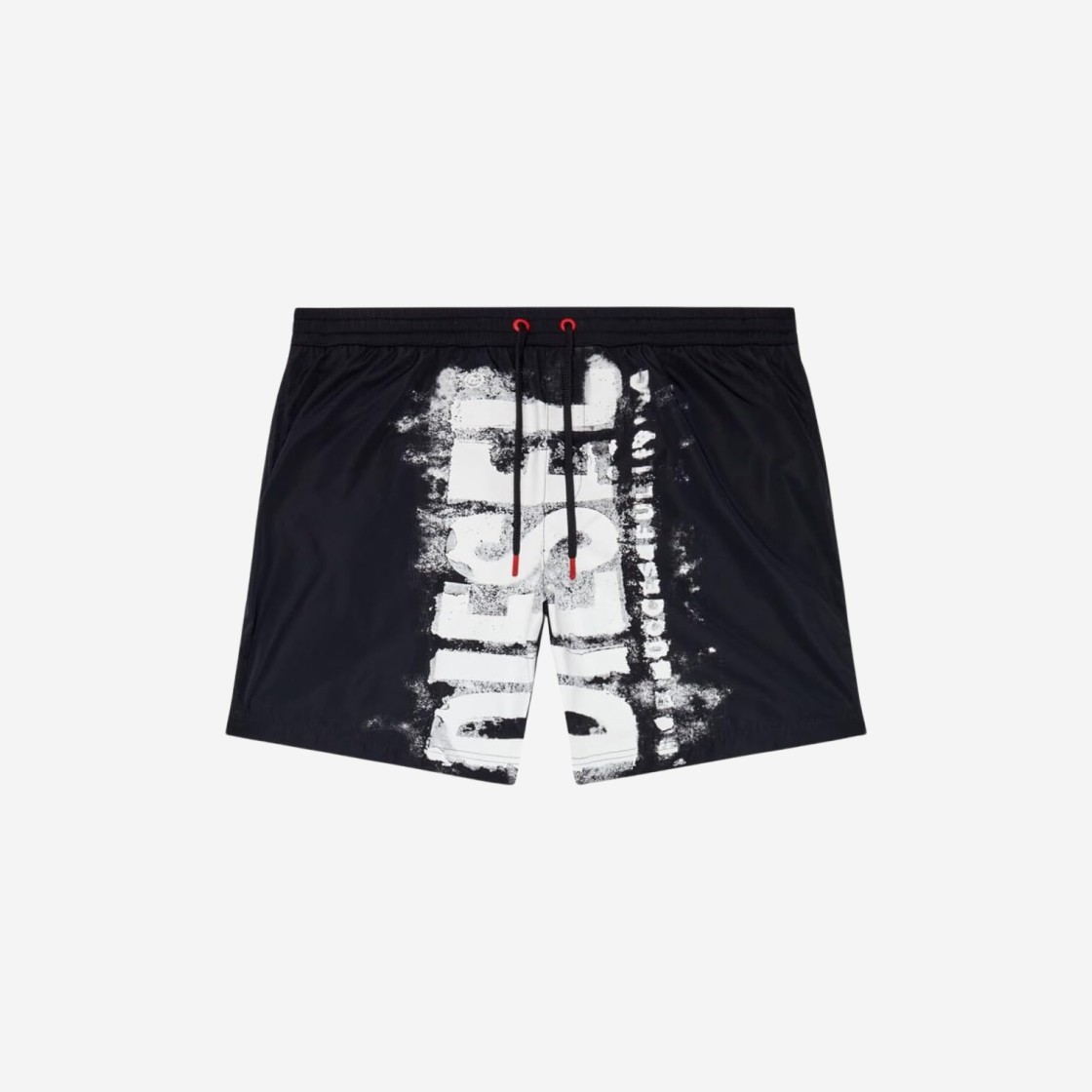 Diesel Bmbx-Powel-47.5 Board Shorts with Blotchy Logo Black 상세 이미지 1