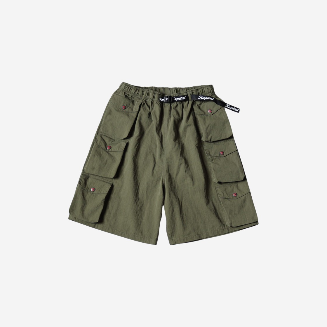 Kapital Ripstop Nam Shorts Khaki 상세 이미지 1