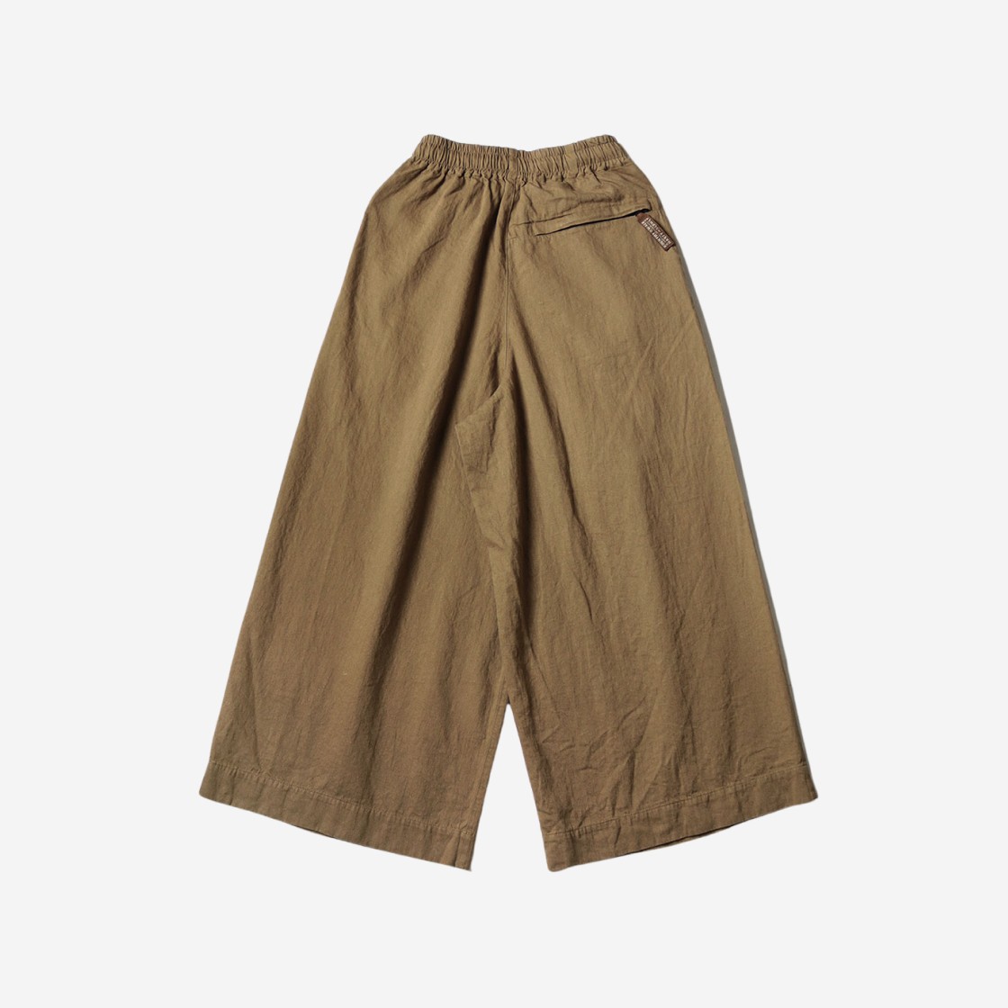 Kapital Cotton Linen Twill Rude Baggy Pants Khaki 상세 이미지 2