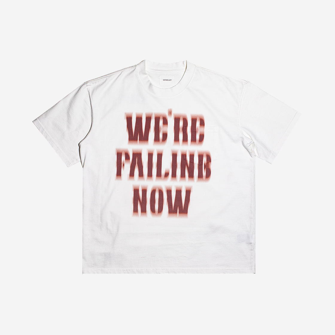 24ep1ts009W Gatherlazy Failing Now T-Shirt White