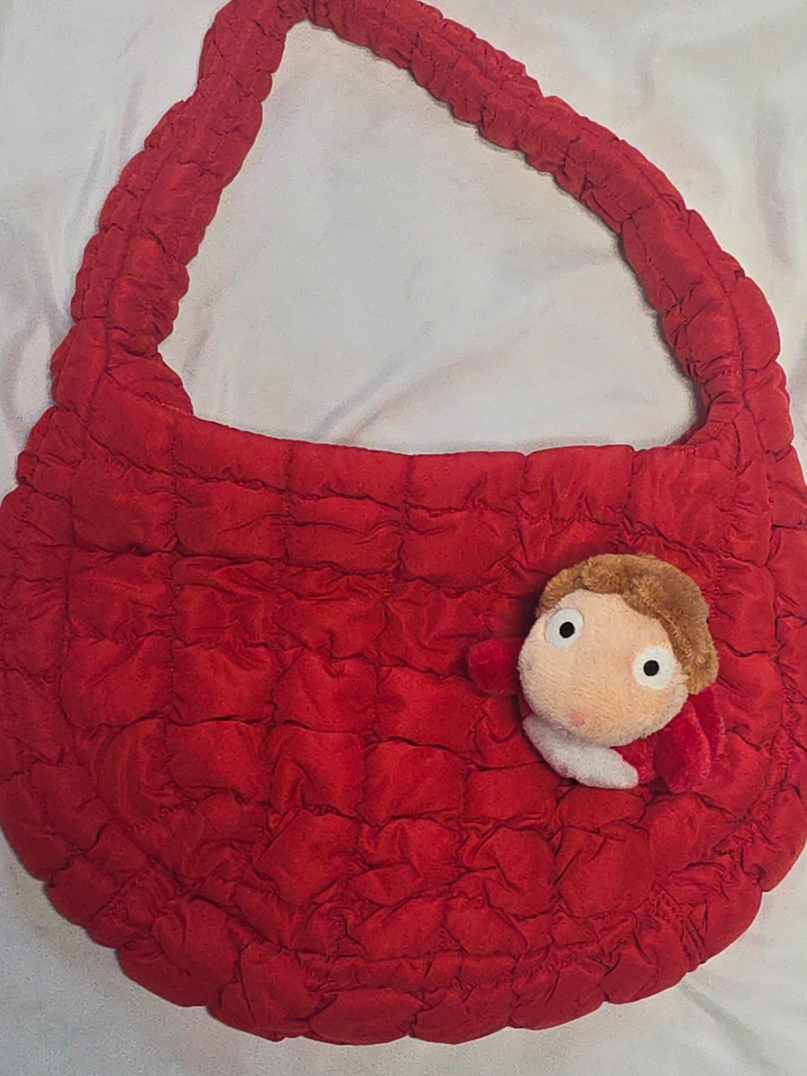 COS Quilted Mini Bag Red 착용 스타일