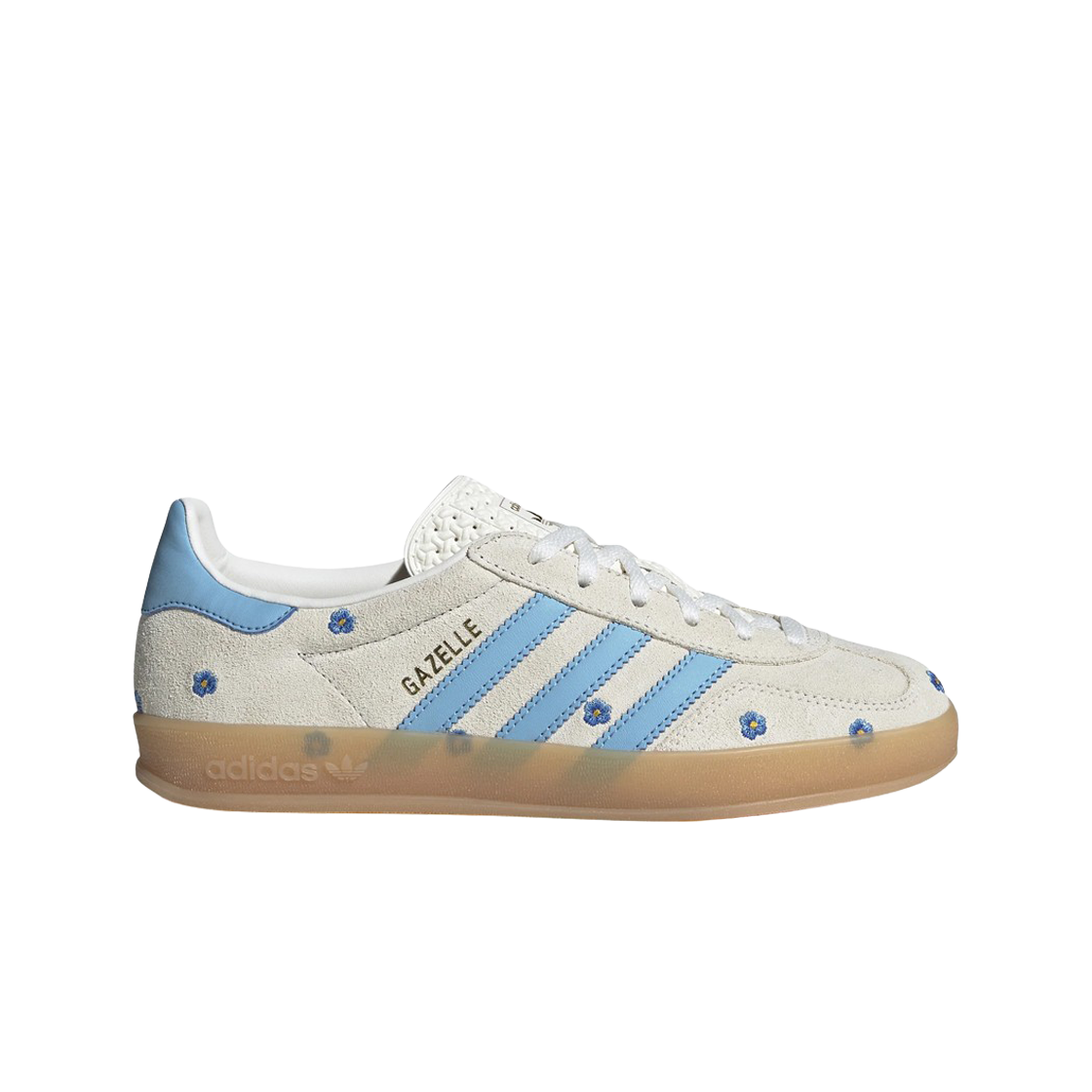 (W) 아디다스 가젤 인도어 클라우드 화이트 라이트 블루 검((W) Adidas Gazelle Indoor Cloud White Light Blue Gum)