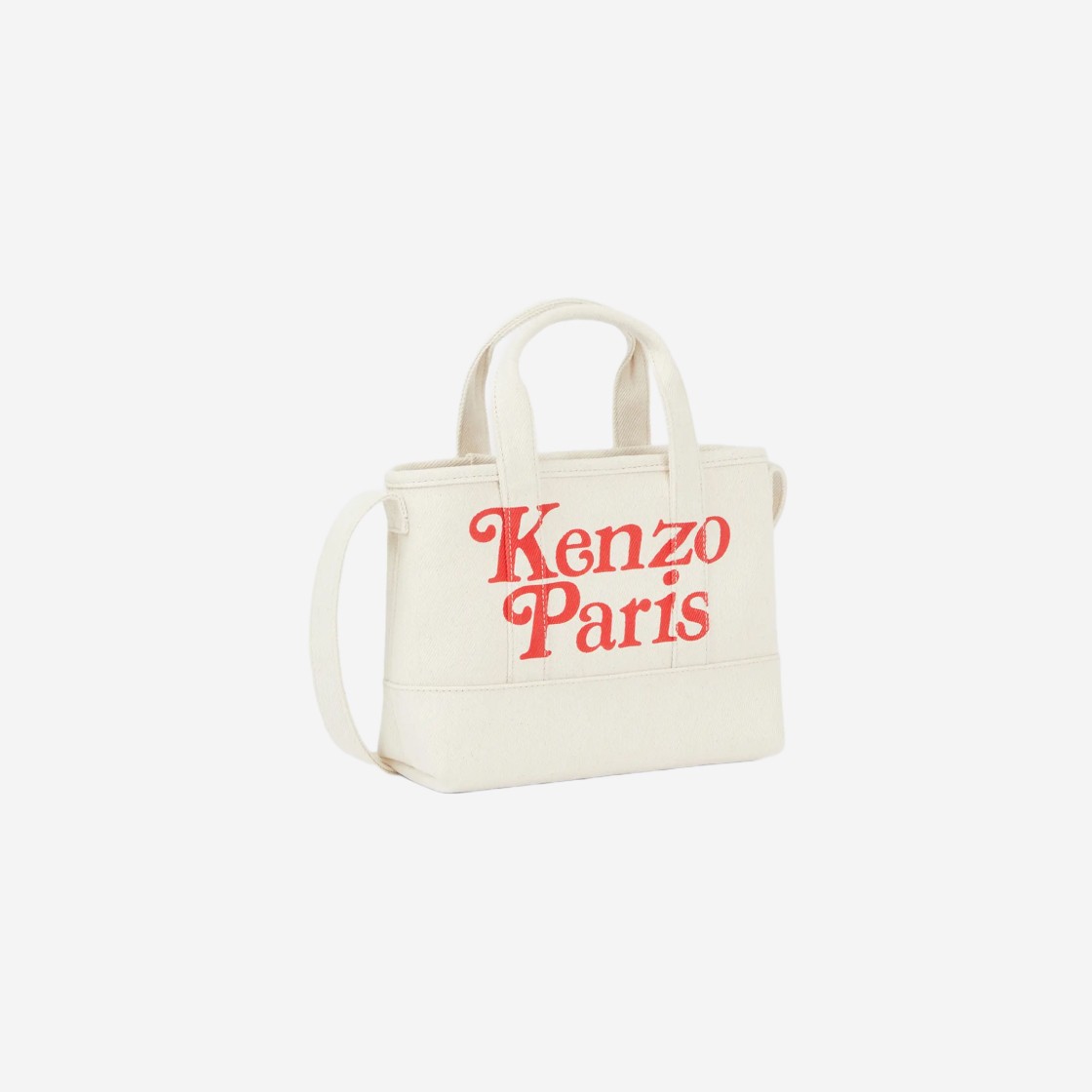 Kenzo Small Kenzo Utility Canvas Tote Bag Ecru 상세 이미지 1