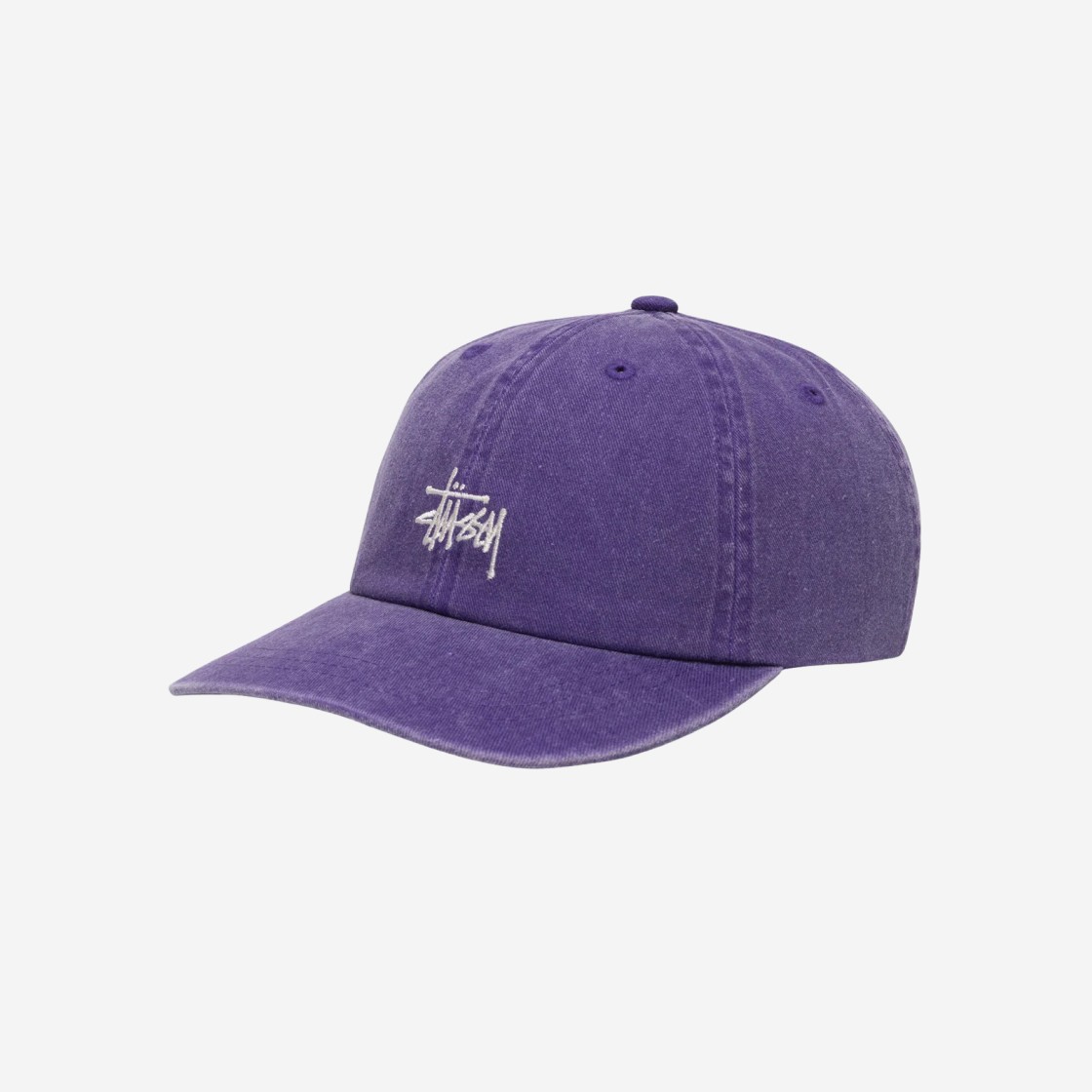 Stussy Low Pro Basic Washed Strapback Grape 상세 이미지 2