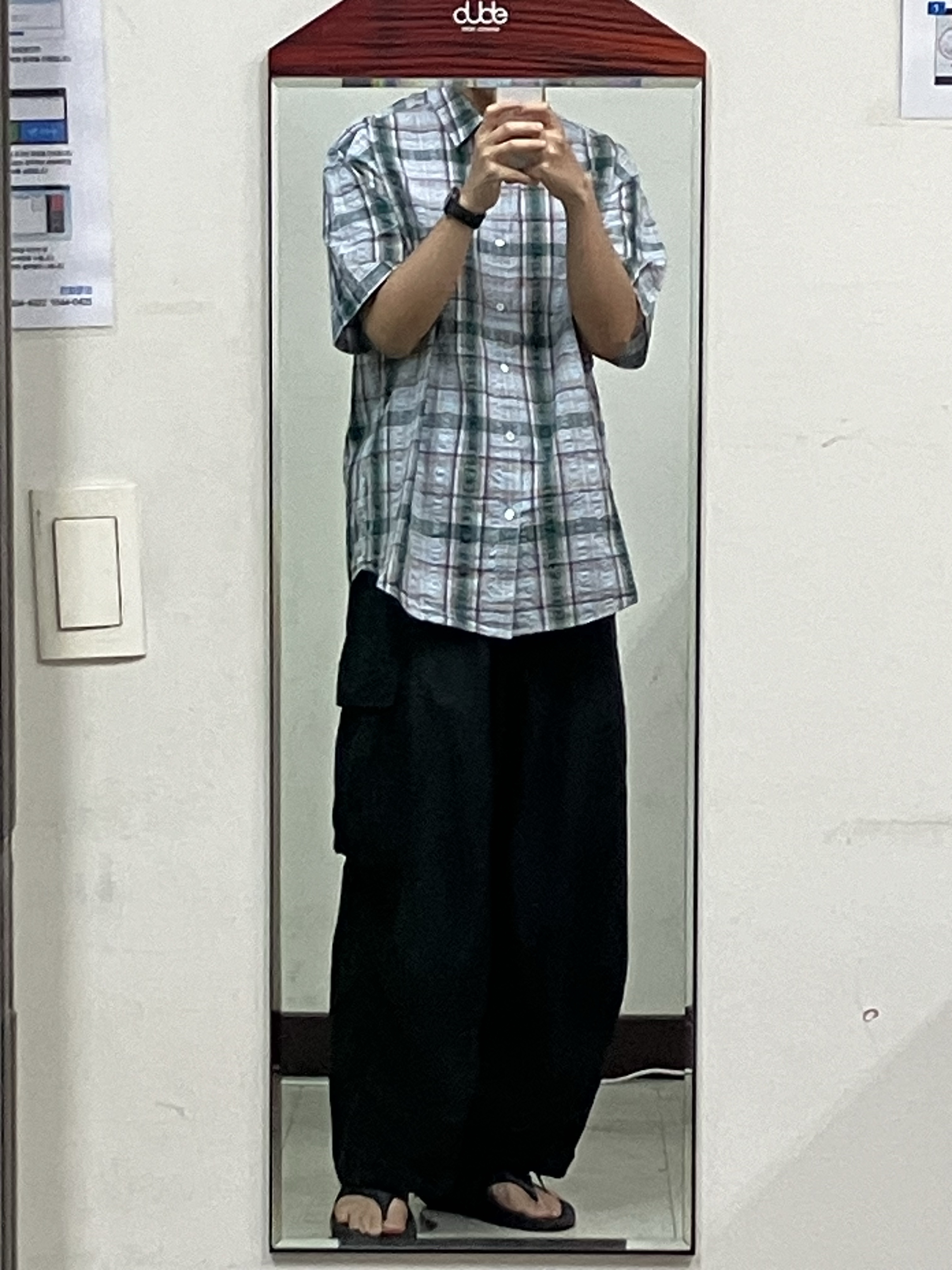 Needles H.D. BDU Pants Black 착용 스타일