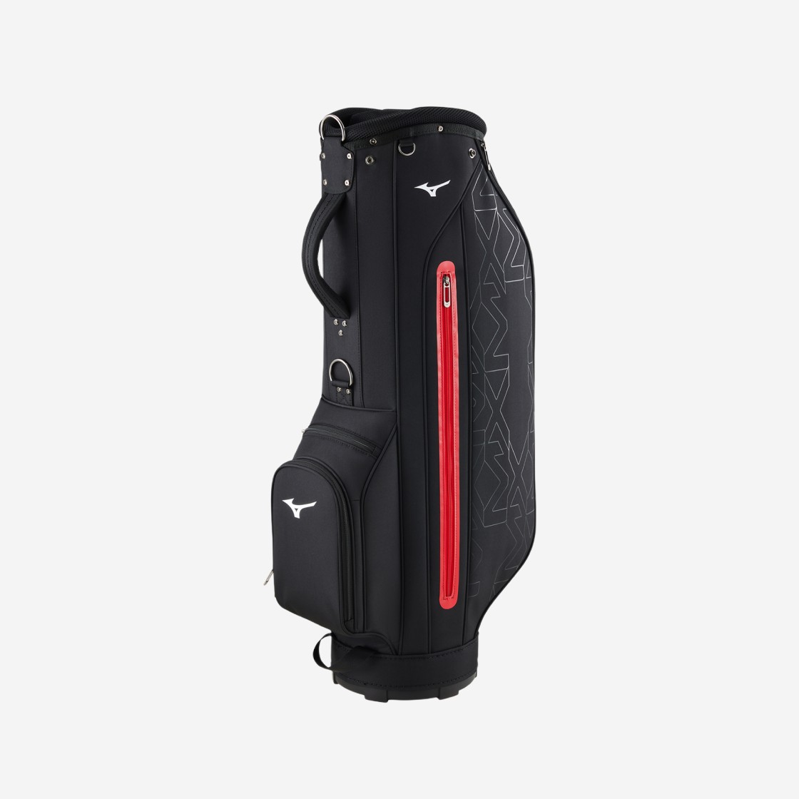 Mizuno MX 006 Caddie Bag Black Red 상세 이미지 1