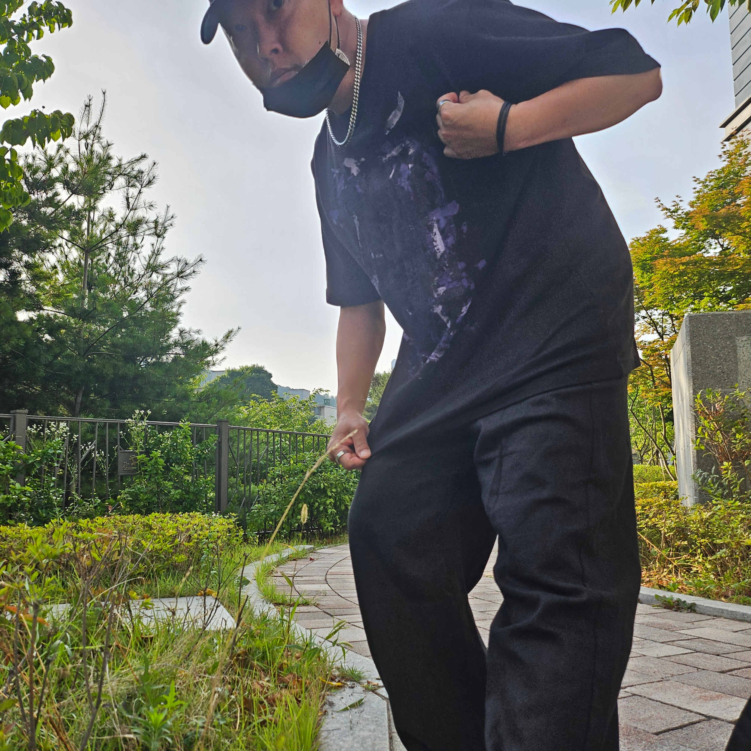 Supreme Lasered Twill Camp Cap Black - 23SS, Puma Speedcat OG Sparco Black White 착용 스타일 - 3