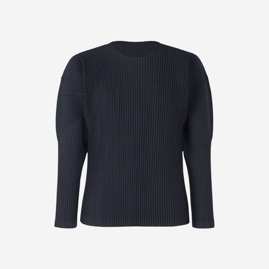 Homme Plisse Issey Miyake Basics Long Sleeve T-Shirt Navy 상세 이미지 1