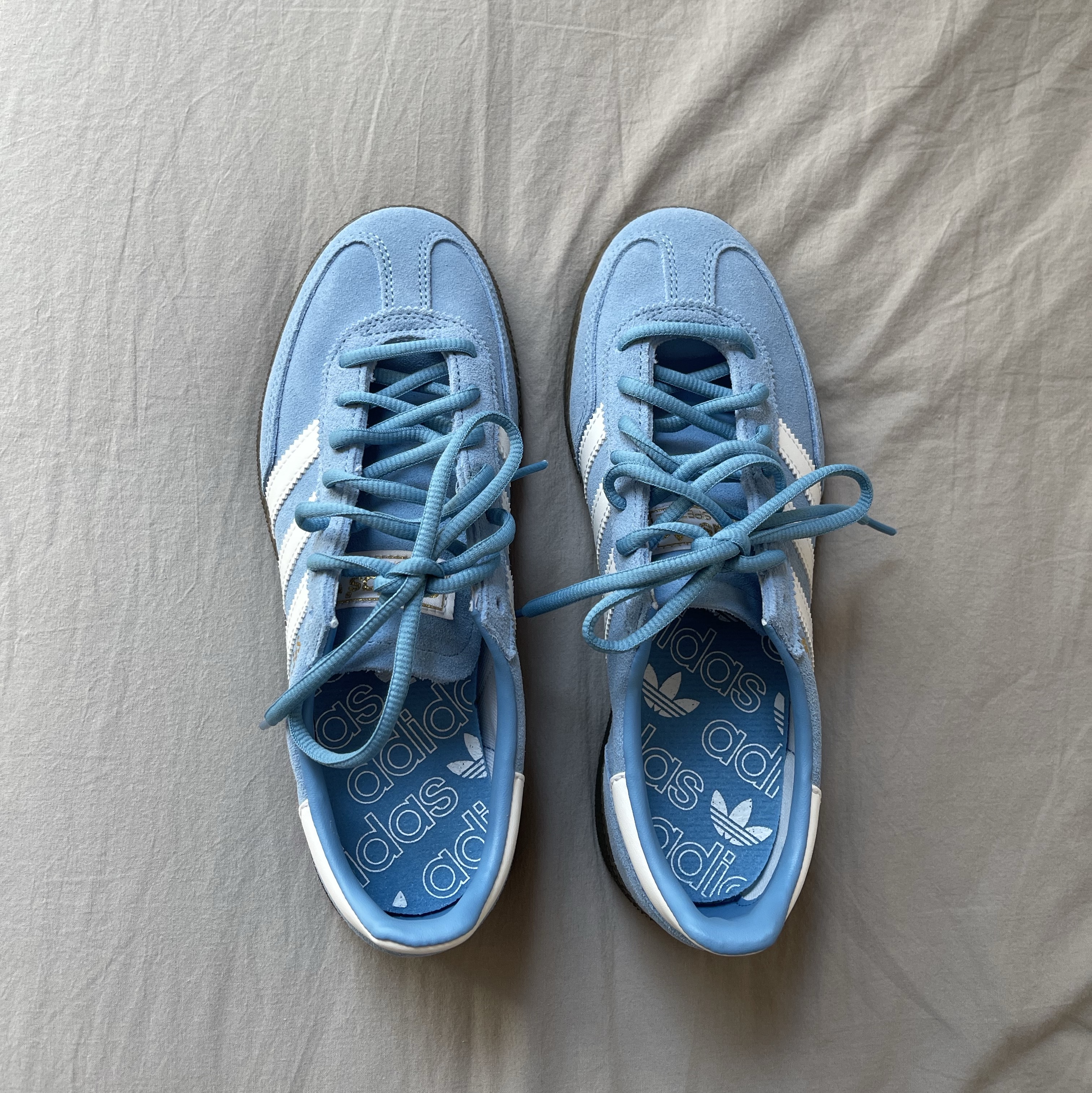 Adidas Spezial Handball Light Blue 착용 스타일 - 2