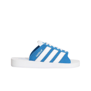 Adidas Gazelle Beach Slides Bluebird White