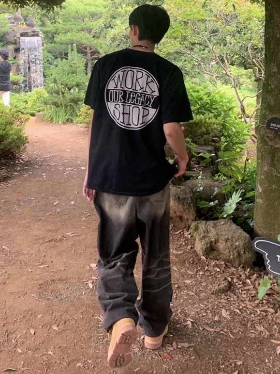 Stussy x Our Legacy Work Shop Dot Pigment Dyed T-Shirt Black, Timberland Premium 6 inch Waterproof Boot Wheat Nubuck - Wide 착용 스타일