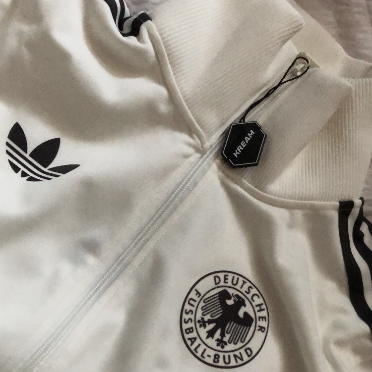 Adidas German Beckenbauer Track Top Off White - KR Sizing 착용 스타일