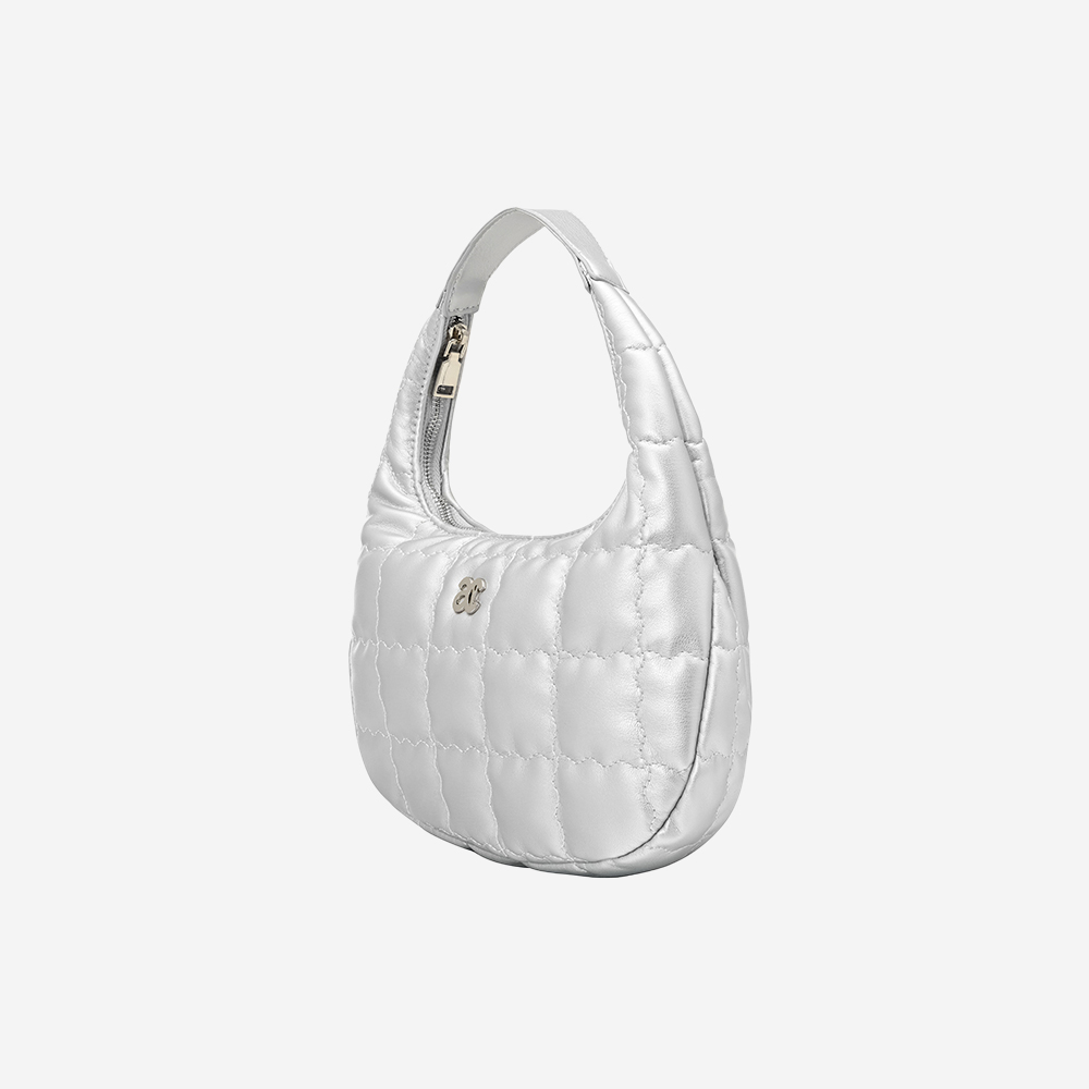 아노에틱 Anc 퀼팅 토트 백 실버(Anoetic Anc Quilting Tote Bag Silver) - 3