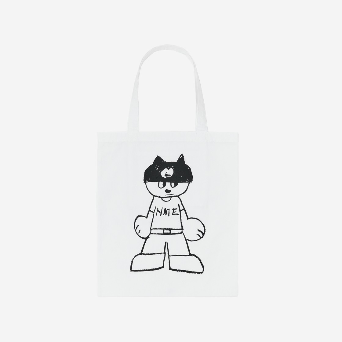 Lelbobrown Hate Drawing Tote Bag 상세 이미지 1