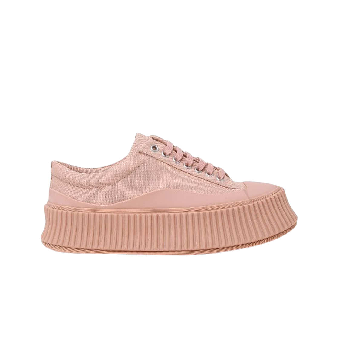 질 샌더 캔버스 플랫폼 스니커즈 핑크(Jil Sander Canvas Platform Sneakers Pink)
