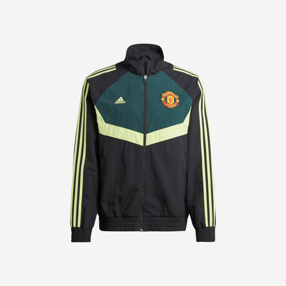 Adidas Manchester United Woven Track Top Black Green Night -KR Sizing 상세 이미지 1