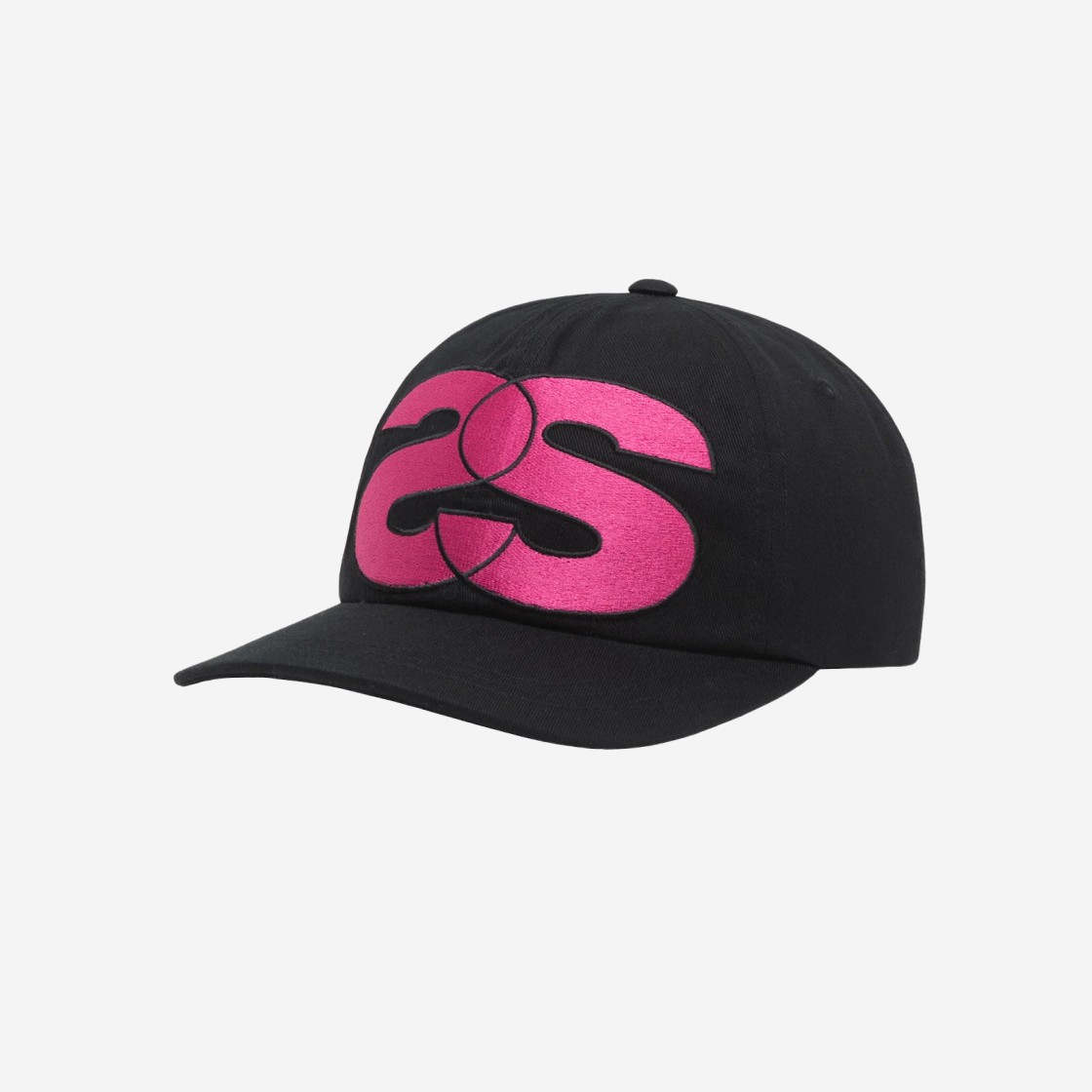 Stussy Big SS Low Pro Snapback Black 상세 이미지 2