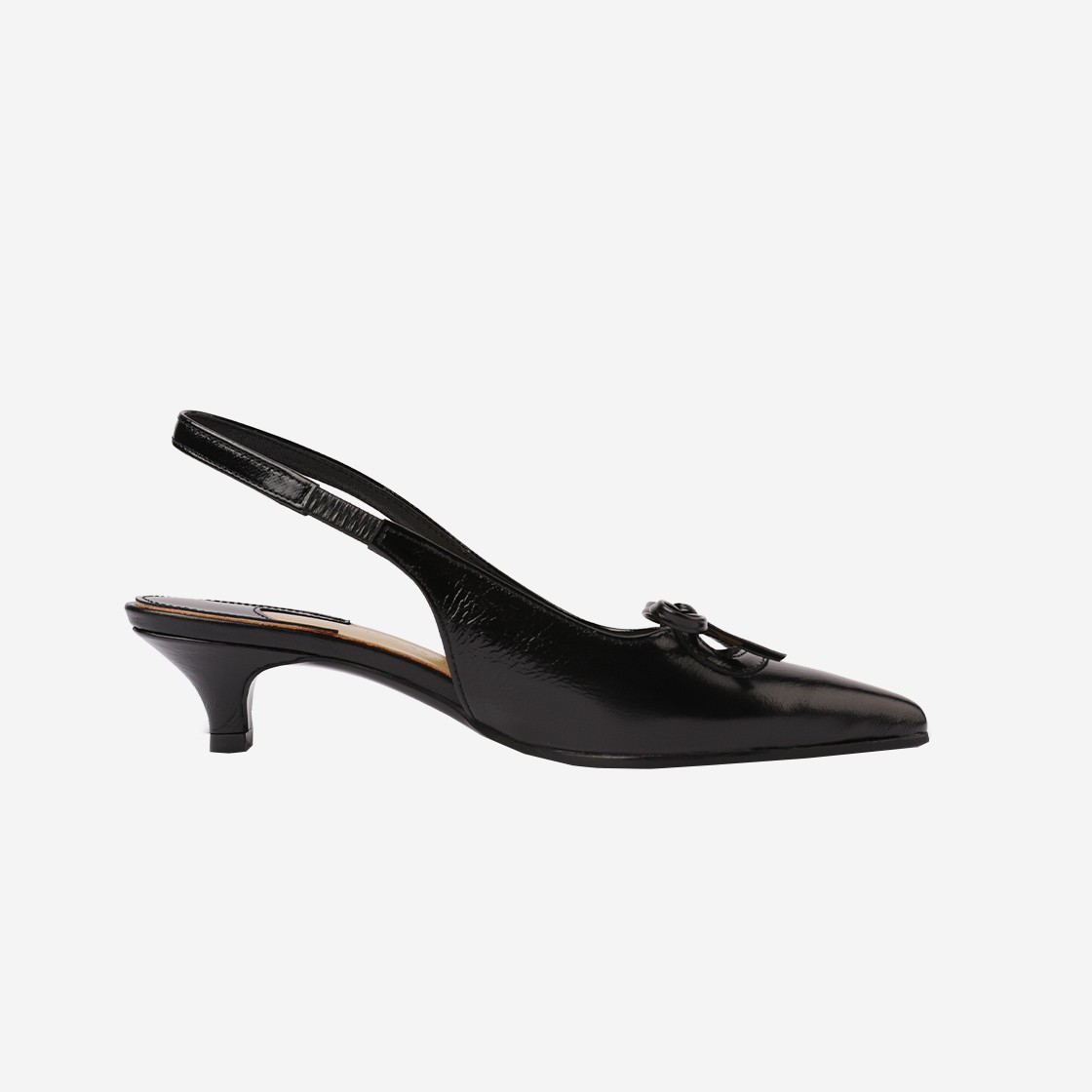 APOA Venda Sling-Back Pumps Black 상세 이미지 1