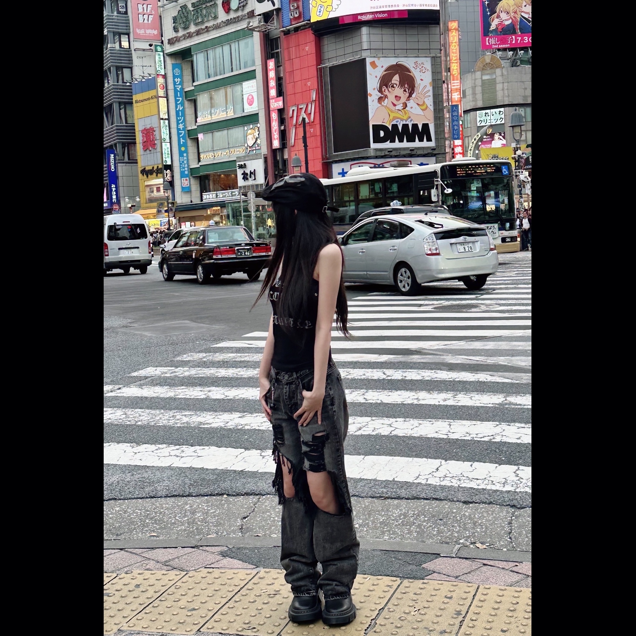 Dr. Martens x Rick Owens 1460 DMXL Jumbo Lace Boots Black, Sentiments No.350 Necklace Silver 착용 스타일 - 3