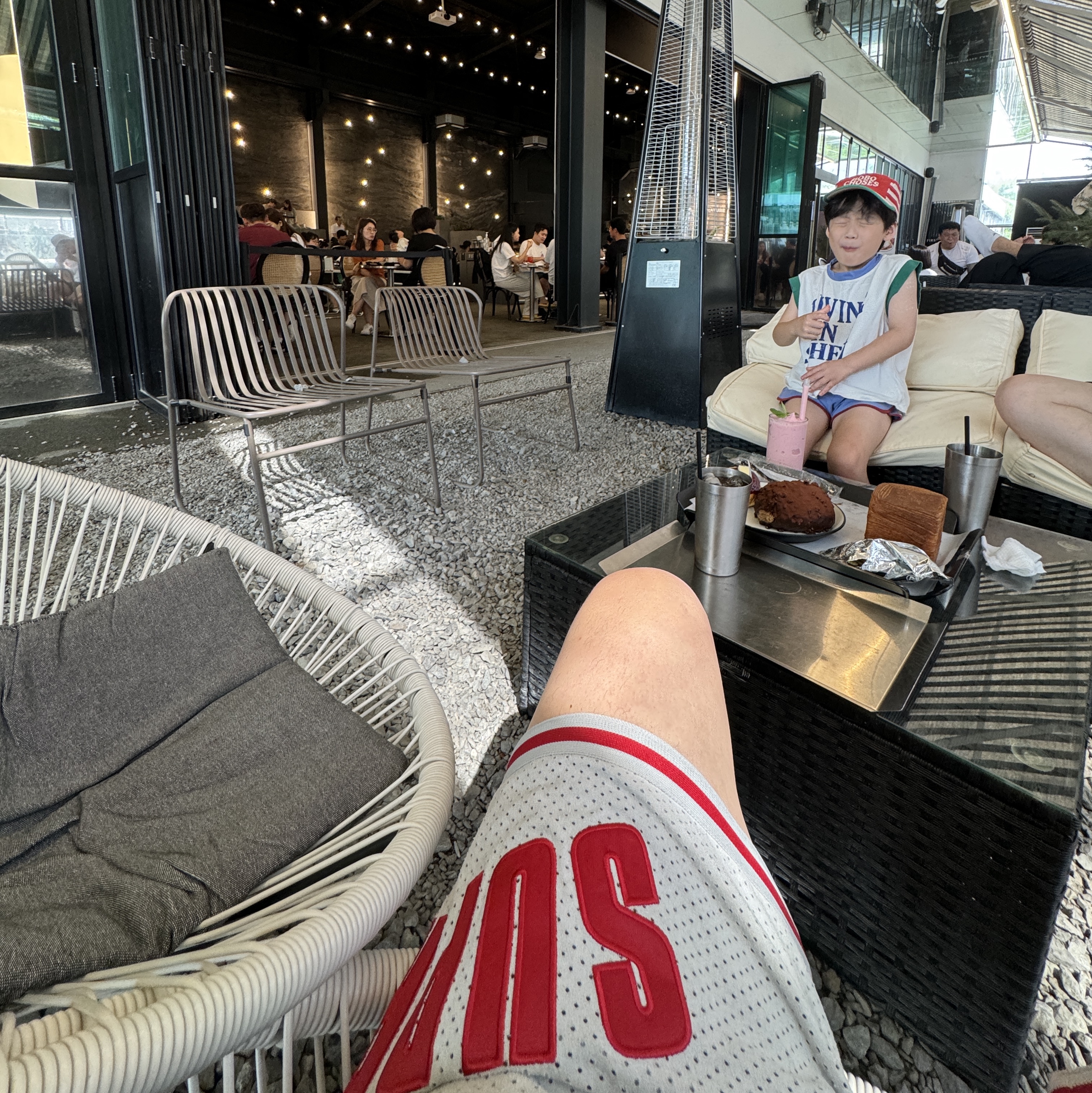 Supreme Ultrasuede Mesh Short Grey - 24SS 착용 스타일