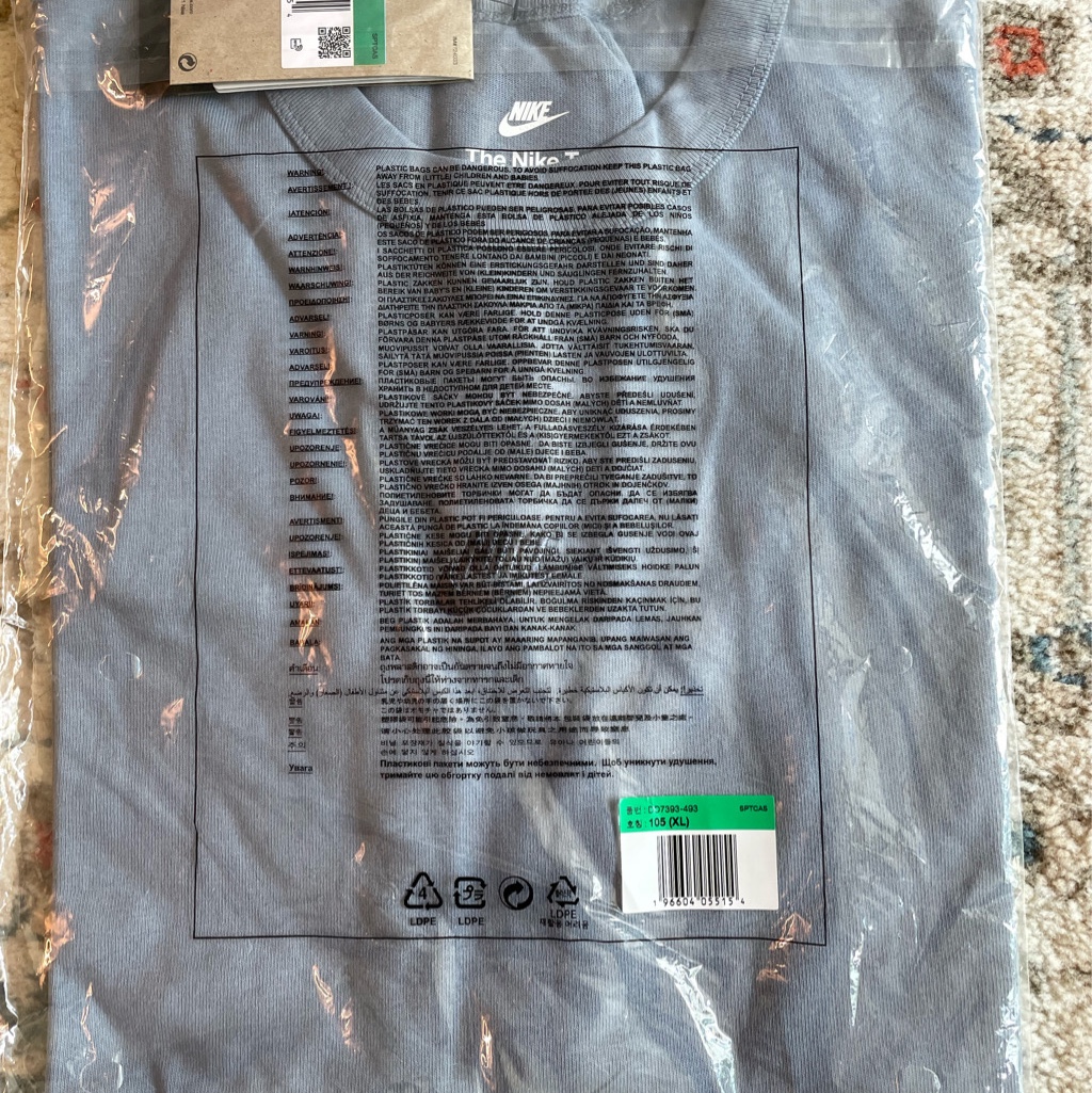 Nike NSW Premium Essential T-Shirt Ashen Slate - Asia 착용 스타일 - 1