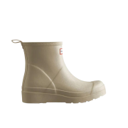 (W) Hunter Play Starcloud Glitter Short Rain Boots Shaded White