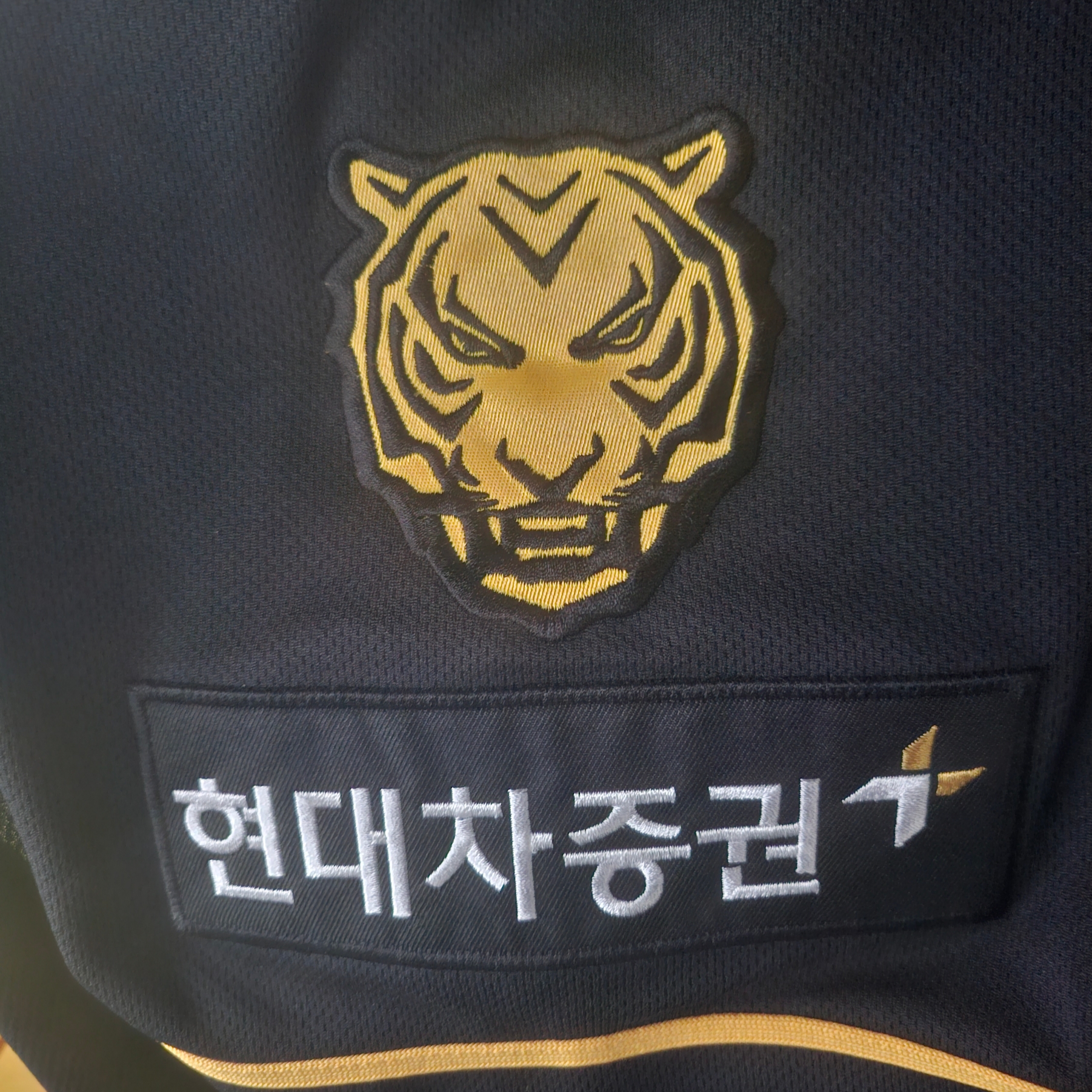 Kia Tigers x IAB Studio 24 Brand Day Authentic Uniform Black (Non Marking Ver.) 착용 스타일