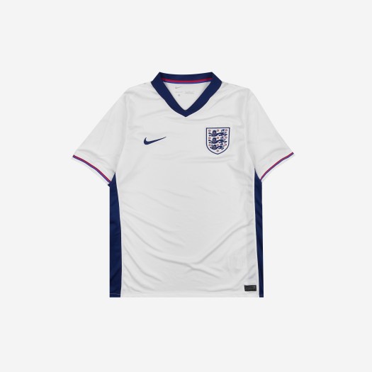 Nike England 2024/25 Dri-Fit Stadium Home Replica Jersey White Blue Void (Non Marking Ver.)