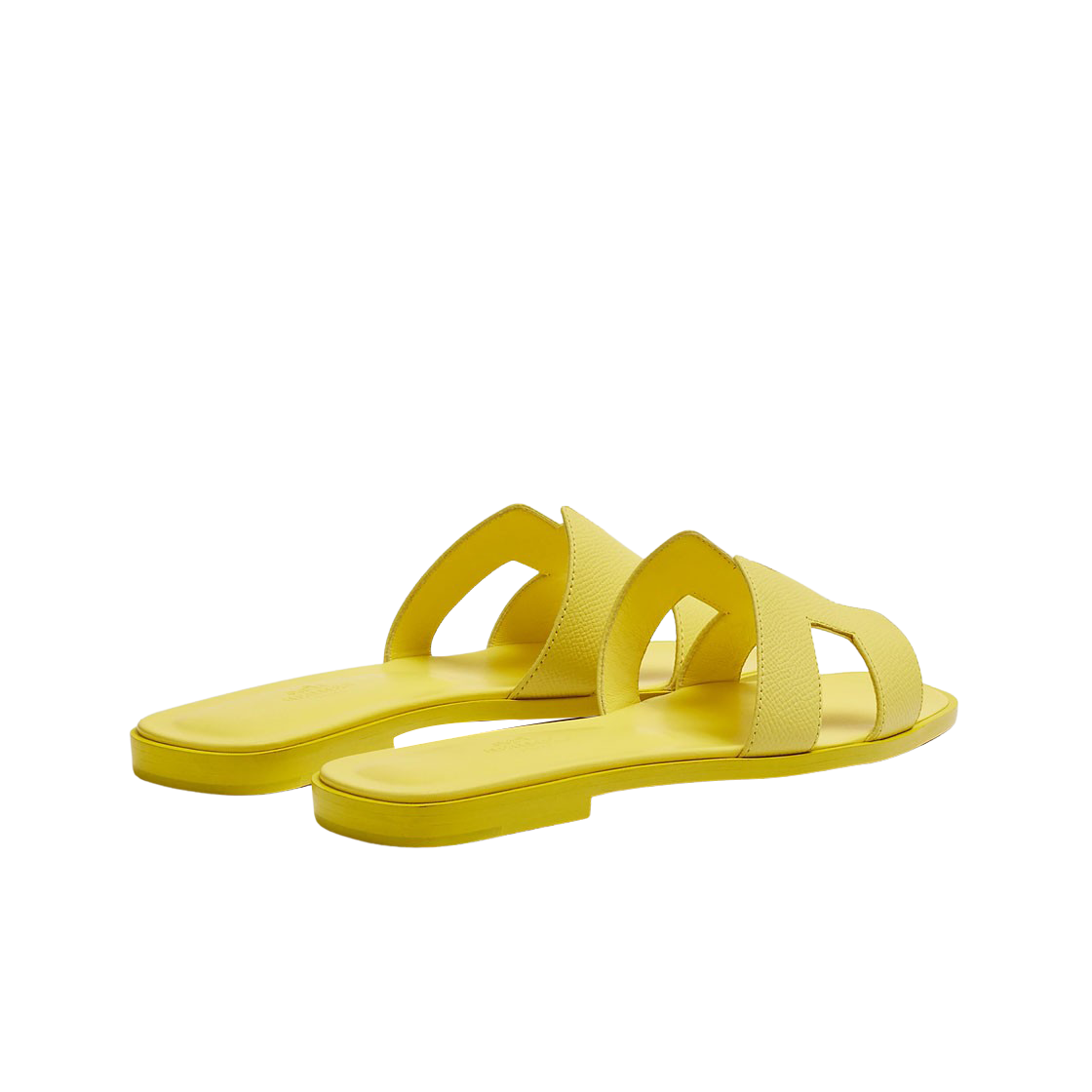 (W) Hermes Oran Sandal Epsom & Jaune Curcuma 상세 이미지 3