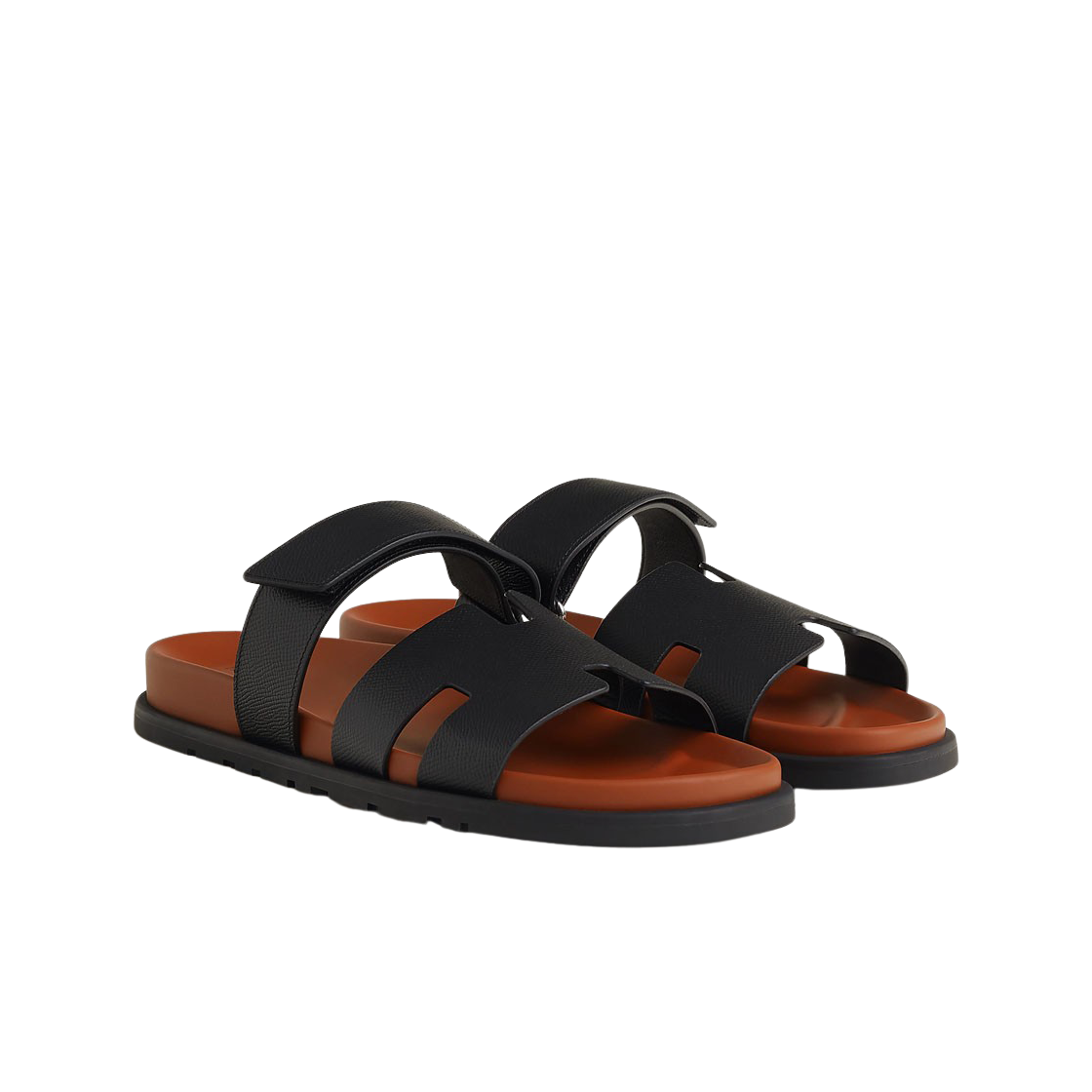 에르메스 시프레 샌들 앱송 & 누아 나뛰렐(Hermes Chypre Sandal Epsom & Noir Naturel) - 2