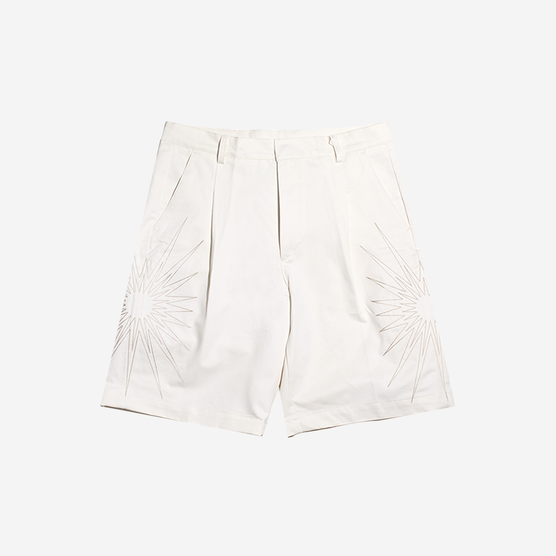 24ep2pt008I Gatherlazy Chino Western Shorts Ivory