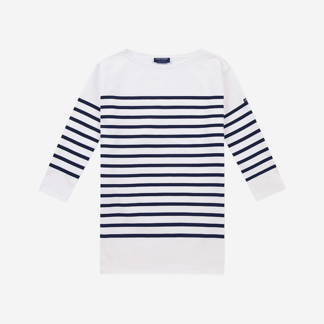 Saint James Naval II 3/4 Sleeve T-Shirt Neige Marine 상세 이미지 1