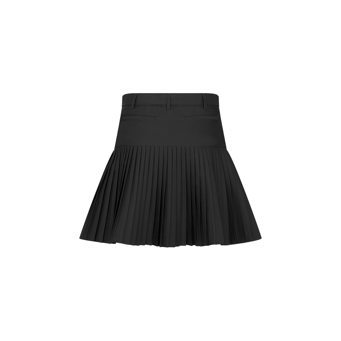 (W) Dior Pleated Miniskirt Black Gabardine 상세 이미지 2