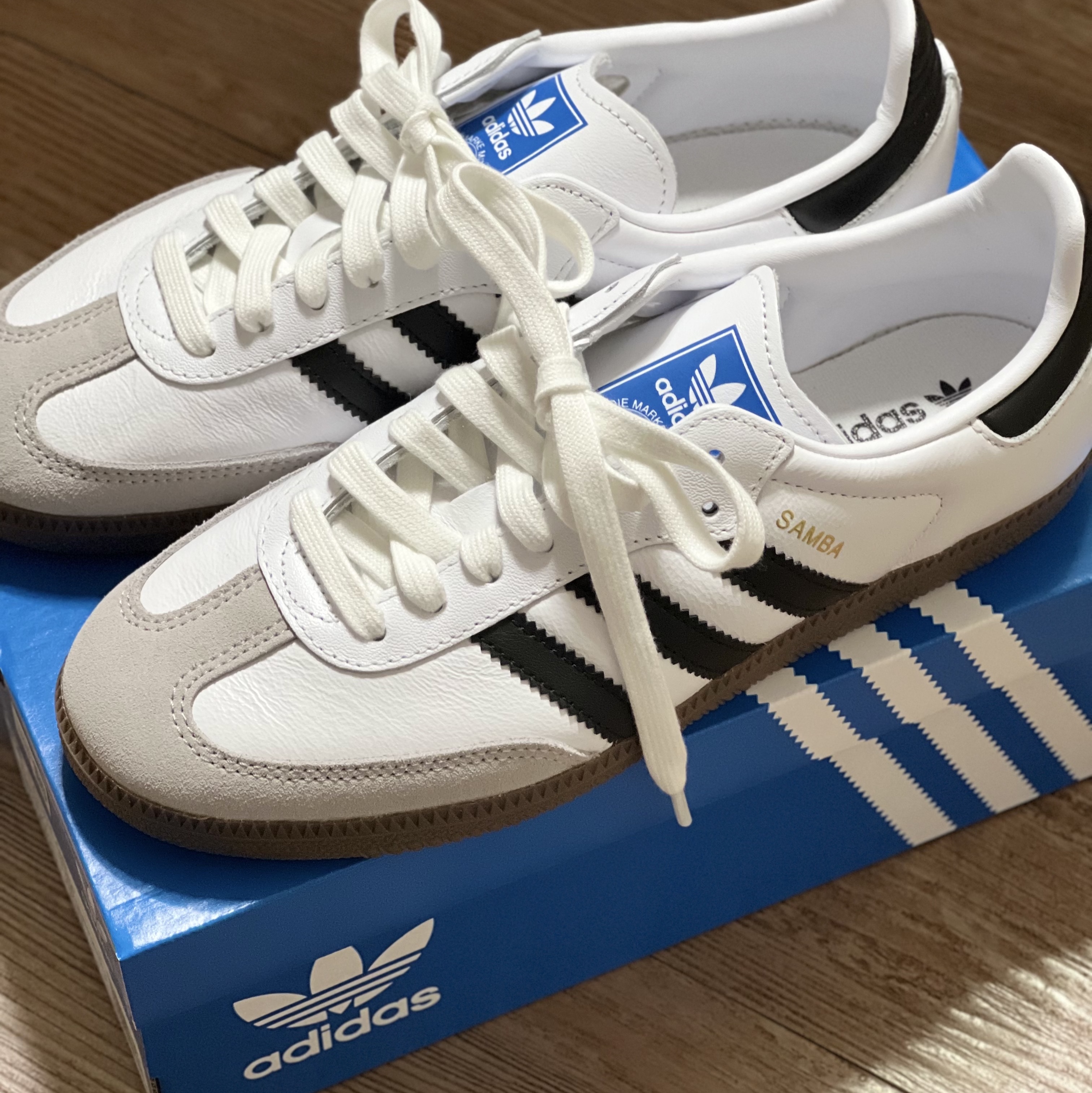 Adidas Samba OG Cloud White 착용 스타일