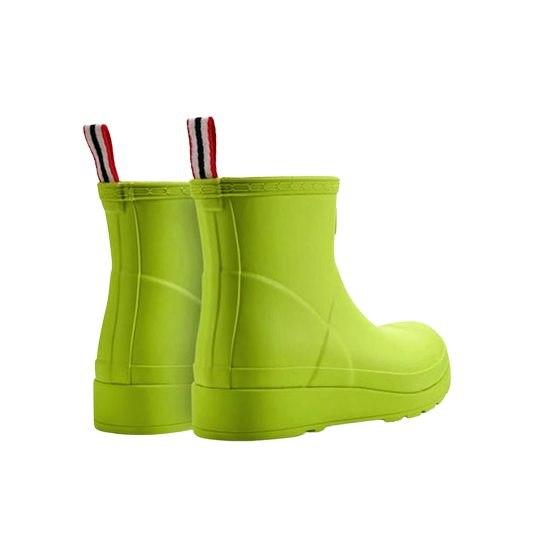 (W) 헌터 플레이 쇼트 웰링턴 부츠 애시드 그린((W) Hunter Play Short Wellington Boots Acid Green) - 2