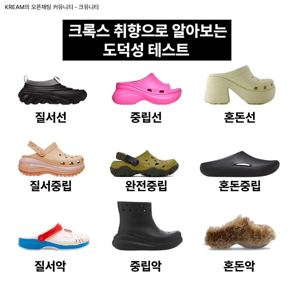 Crocs Echo Storm Midnight, (W) Balenciaga x Crocs Pool Slide Sandal Pink 착용 스타일 - 1