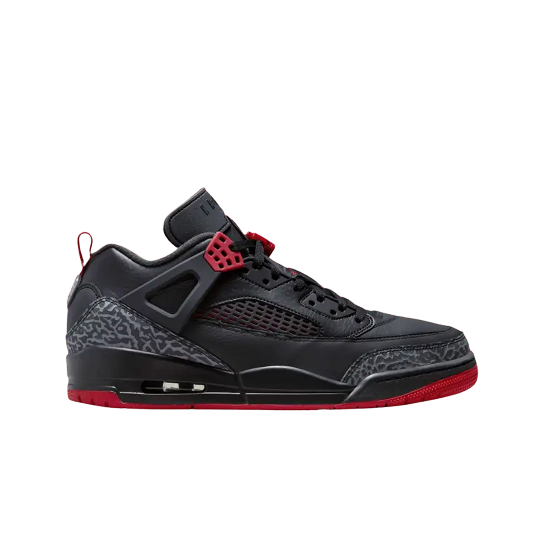 조던 스피자이크 로우 블랙 짐 레드(Jordan Spizike Low Black Gym Red)