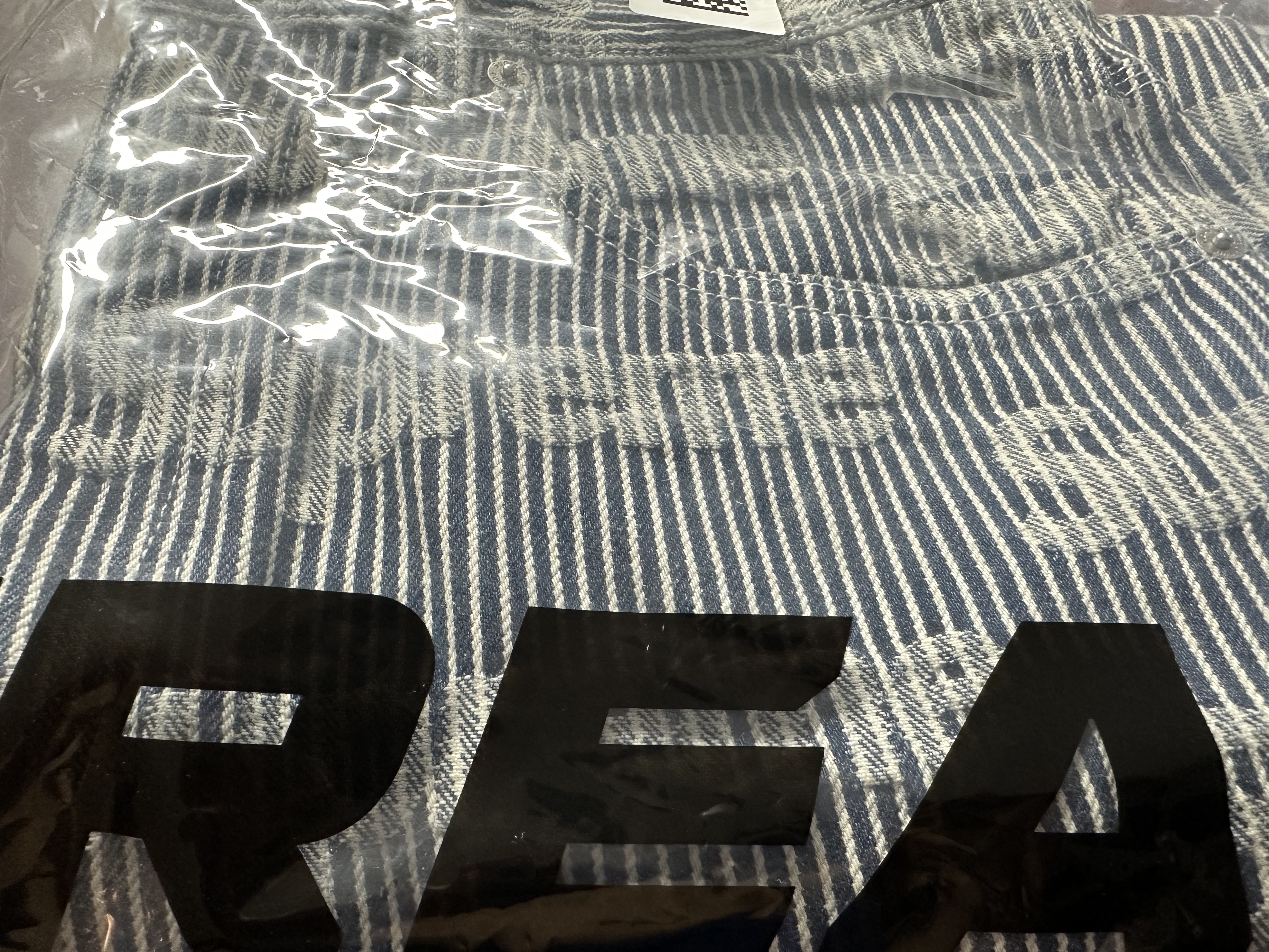 Supreme Denim Painter Pants Stripe - 24SS 착용 스타일 - 1