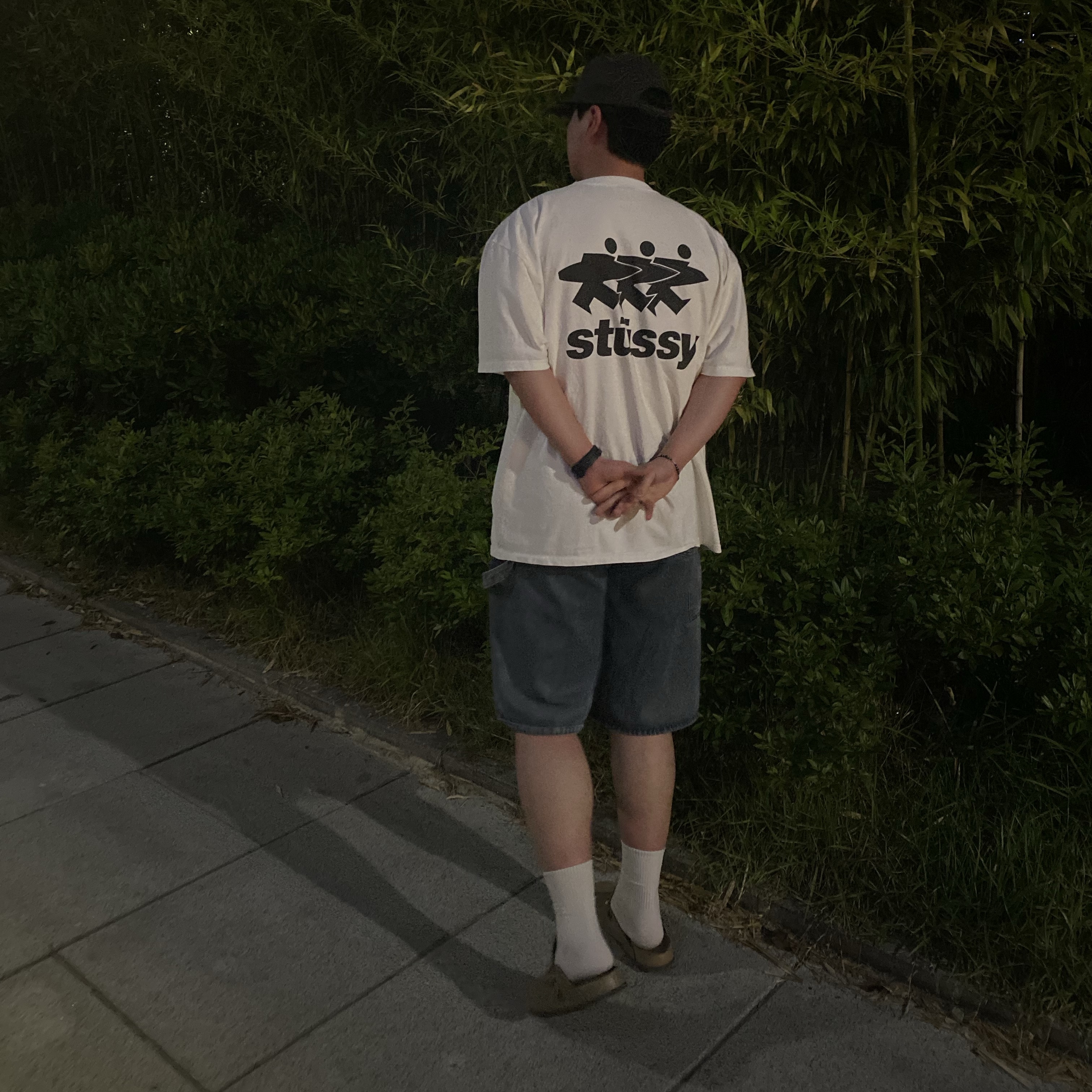 Stussy Surfwalk Pigment Dyed T-Shirt Natural, Scudo Garden Karen Beads Bracelet Black 착용 스타일