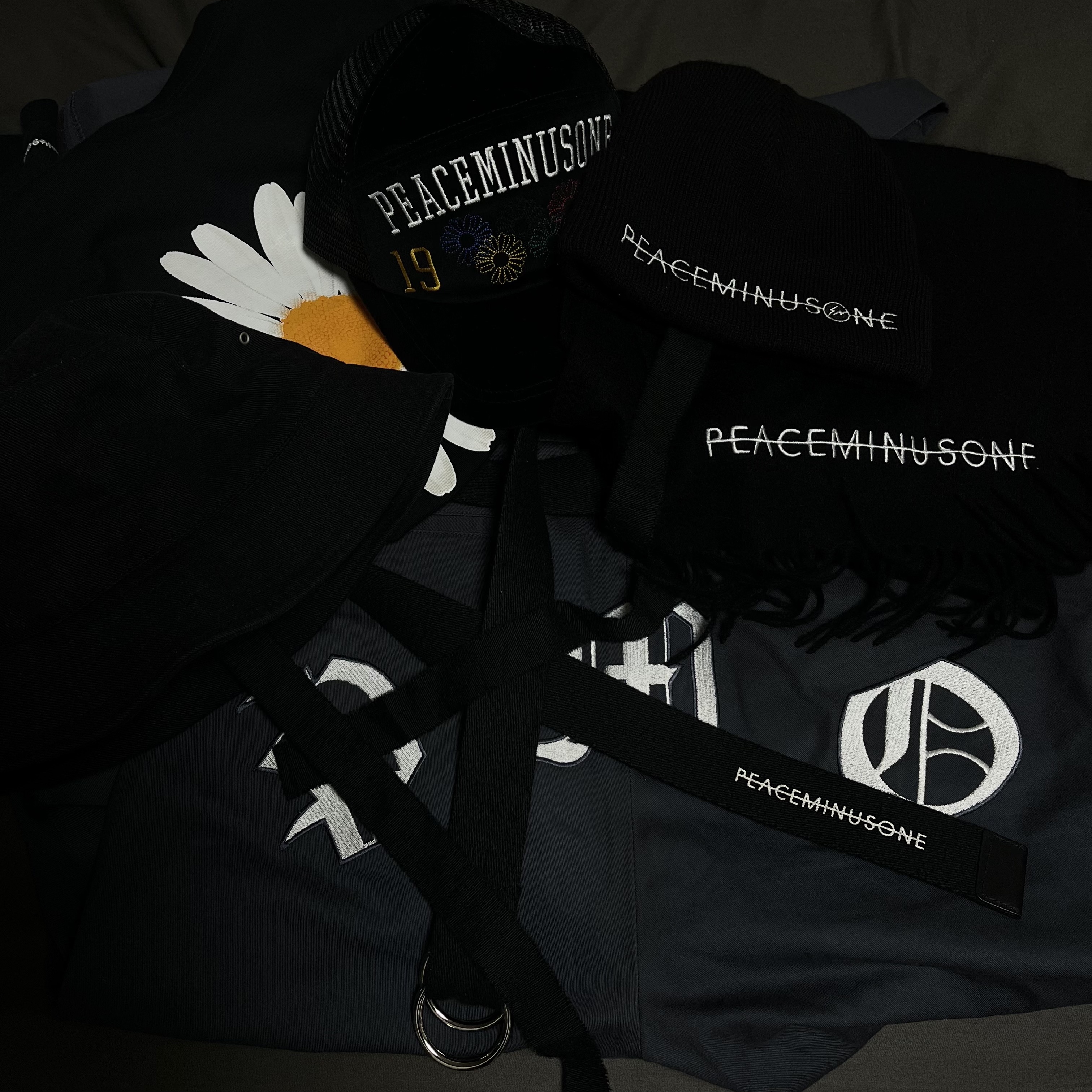 Peaceminusone Work Pants #1 Grey, Nike x Peaceminusone Air Force 1 Low Para-Noise 착용 스타일 - 2