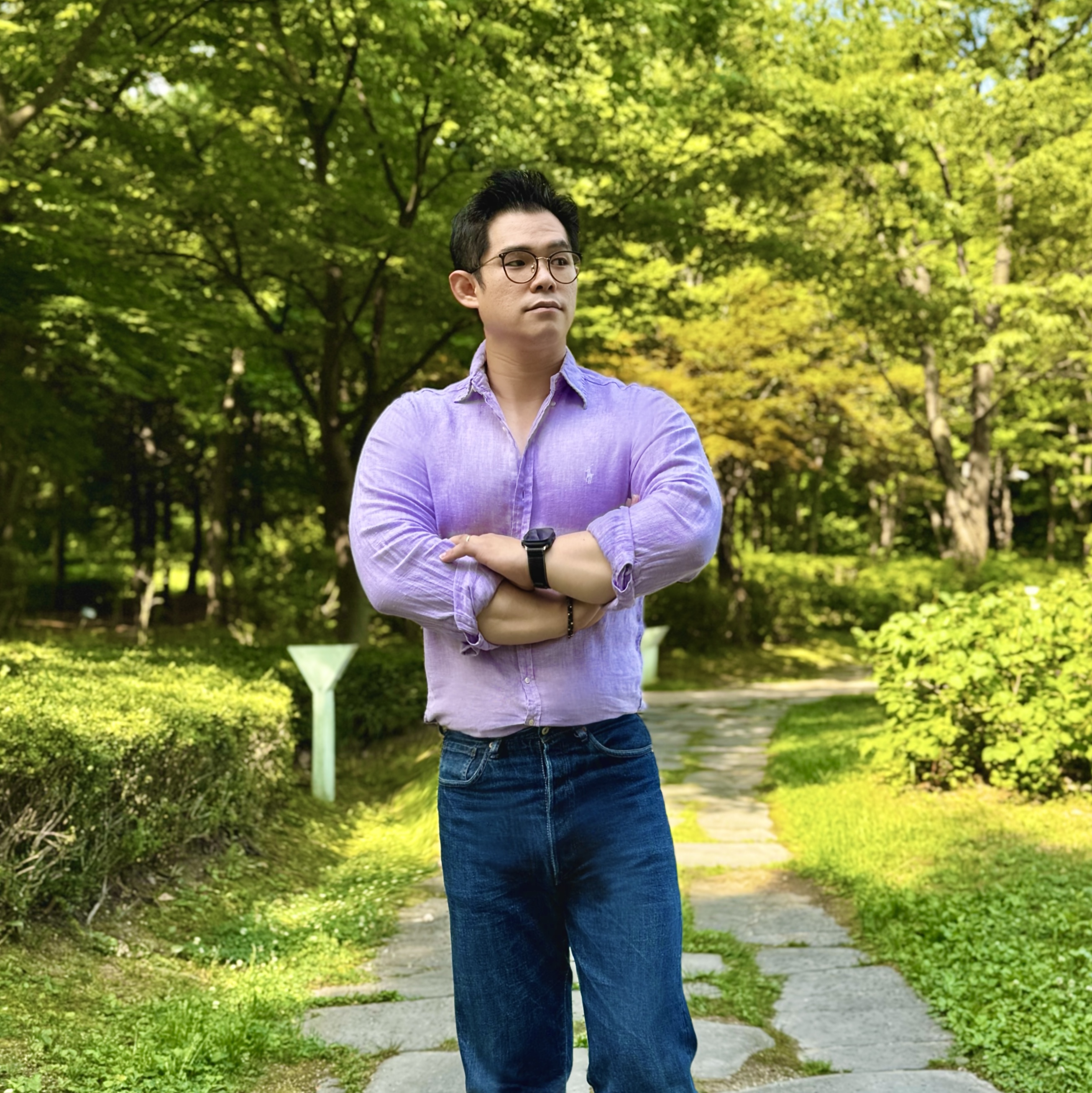 Warehouse & Co. Lot 2nd-Hand 1101 Pants Used Wash Medium Indigo, Apple Watch Ultra 2 49mm Titanium Case with Trail Loop S/M Blue Black (Korean Ver.) 착용 스타일 - 3